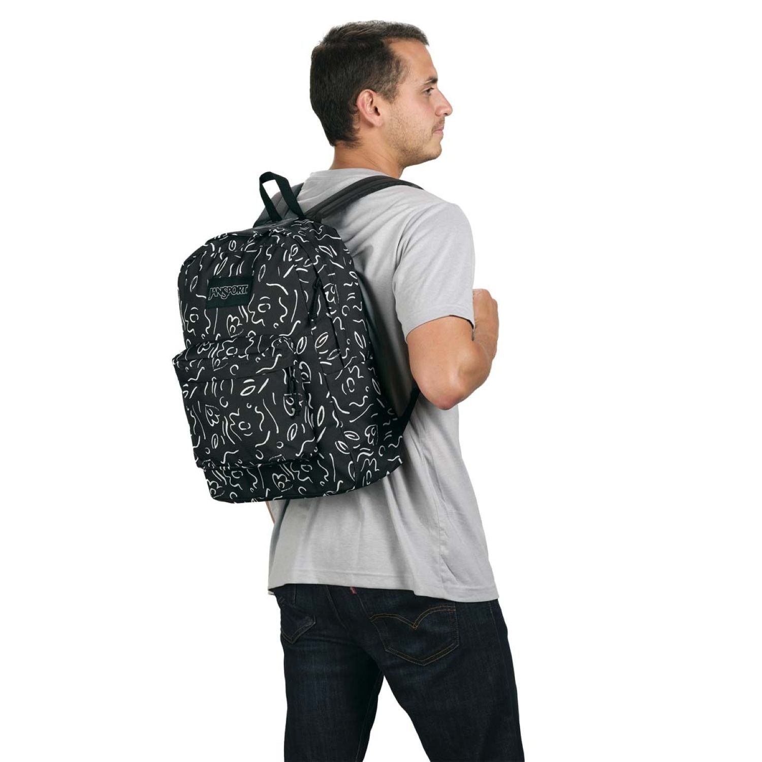 Jansport Superbreak Backpack - Loopy Lines