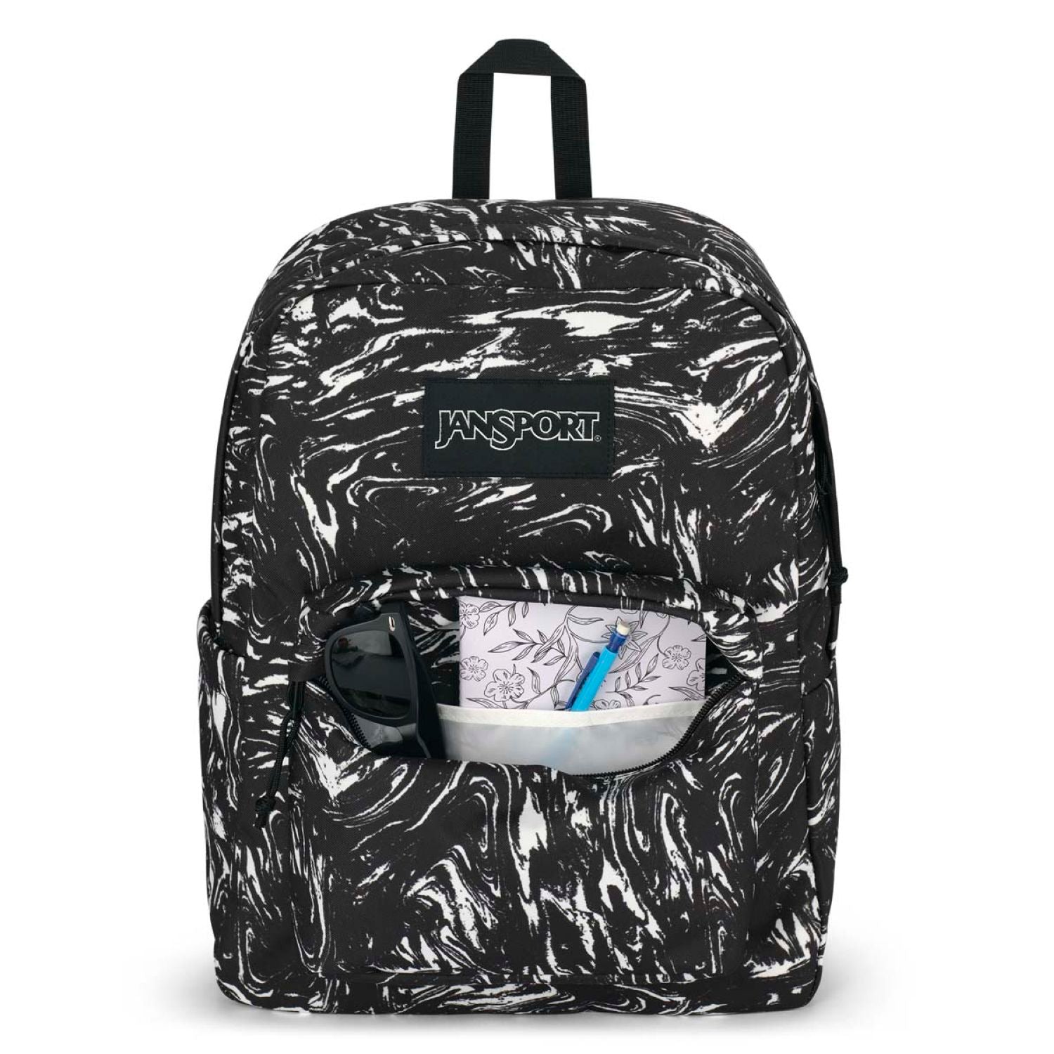 Jansport Superbreak Backpack - Marbled Motion Black