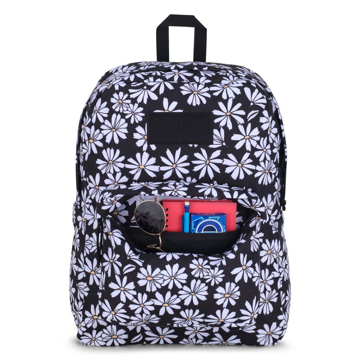 Jansport Superbreak Backpack - Punk Pansies Black
