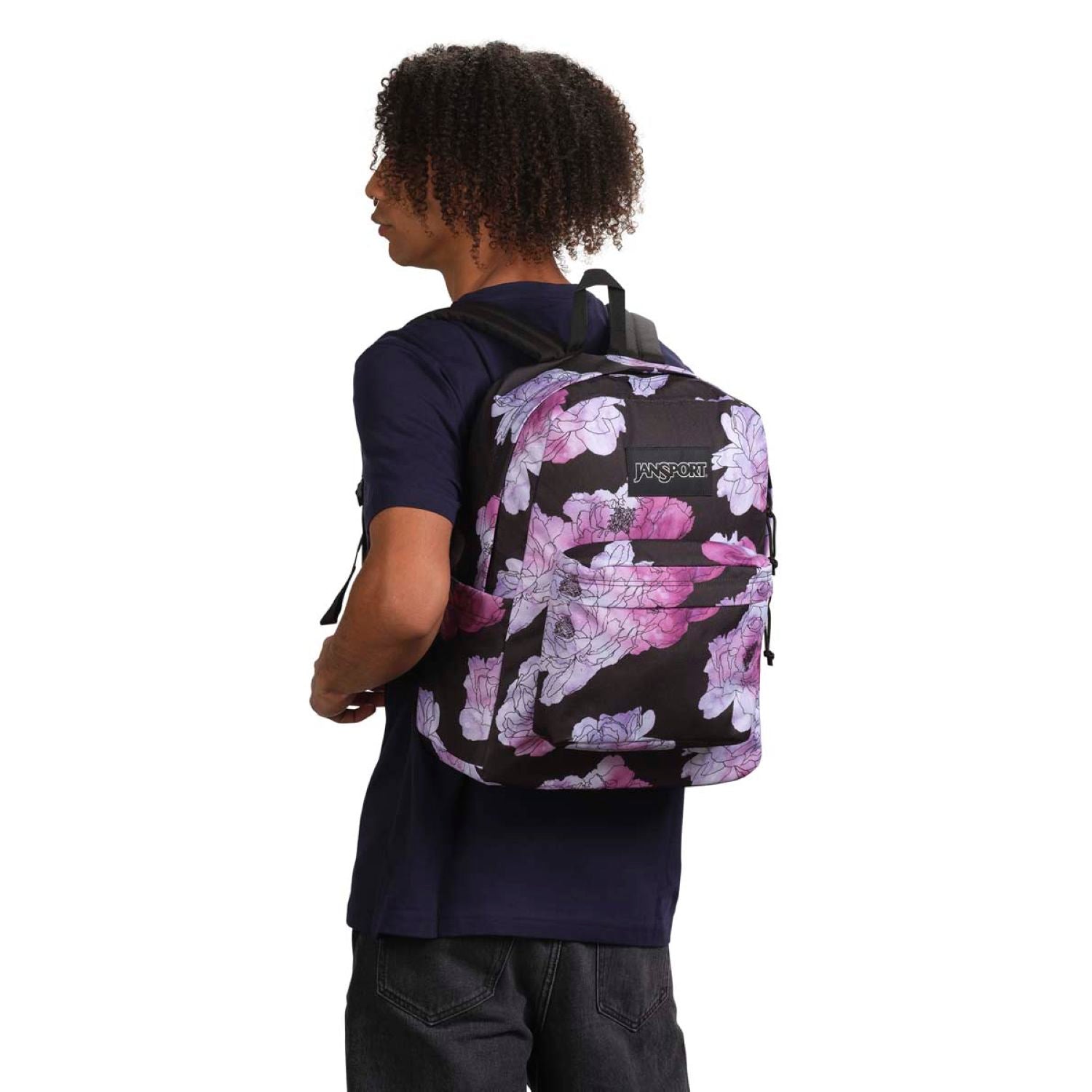 Jansport Superbreak Plus Backpack - Floral Outlines