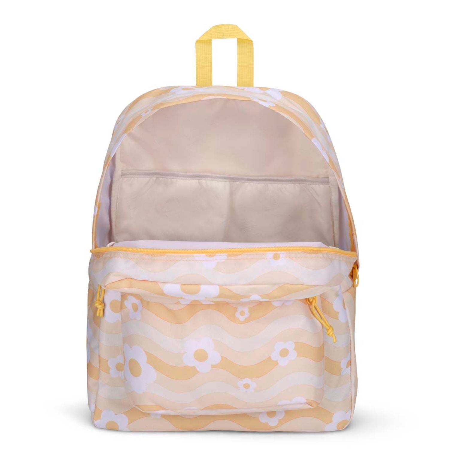 Jansport Superbreak Plus Backpack - Flower Power Yellow