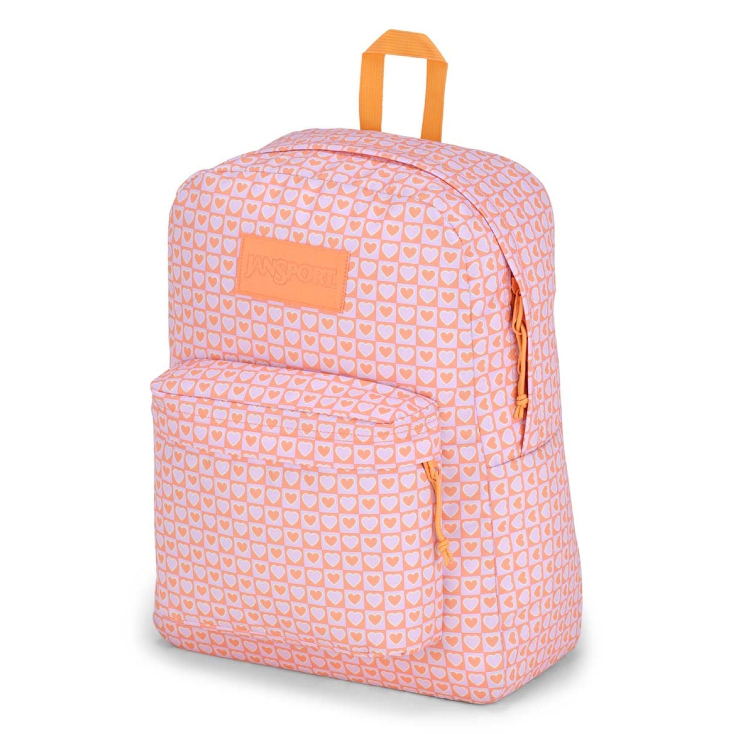 Jansport Superbreak Plus Backpack - Hyped Hearts Pink