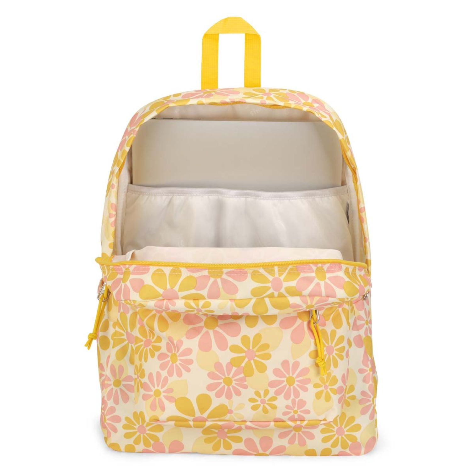 Jansport Superbreak Plus Backpack - Skip Daisy Yellow