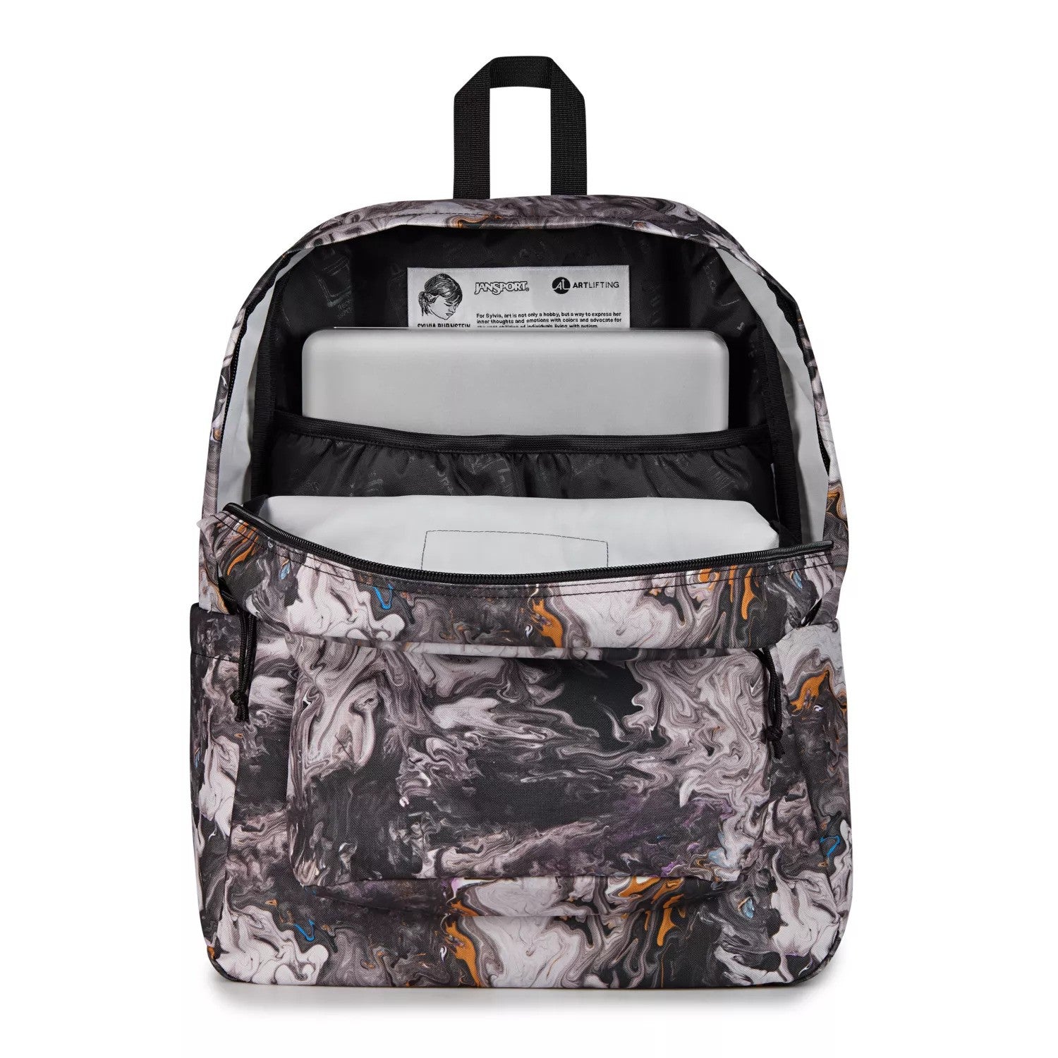 Jansport Superbreak Plus Backpack Sylvia Burnstein - Endless Abyss