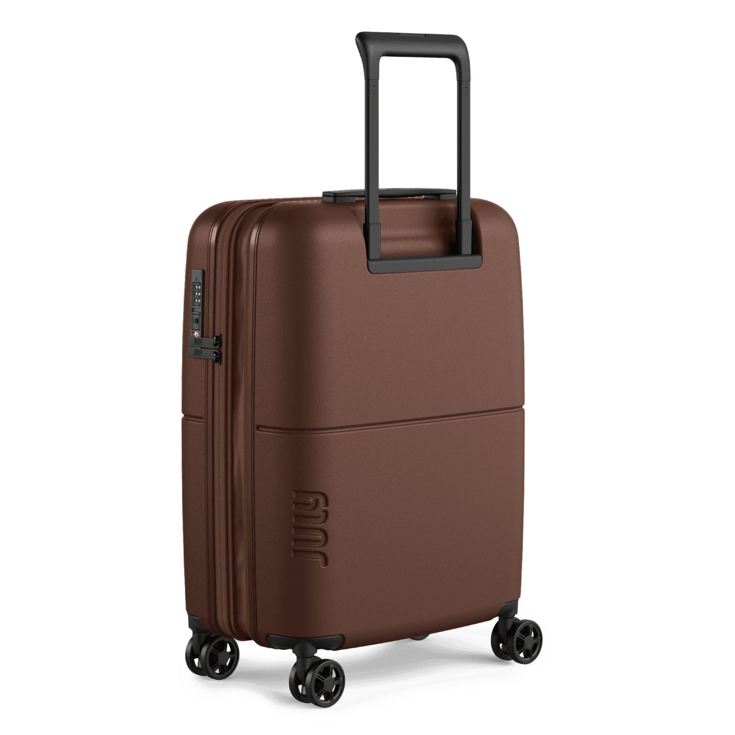 July Carry On Light Expandable Polycarbonate 21" Luggage - Dark Brown