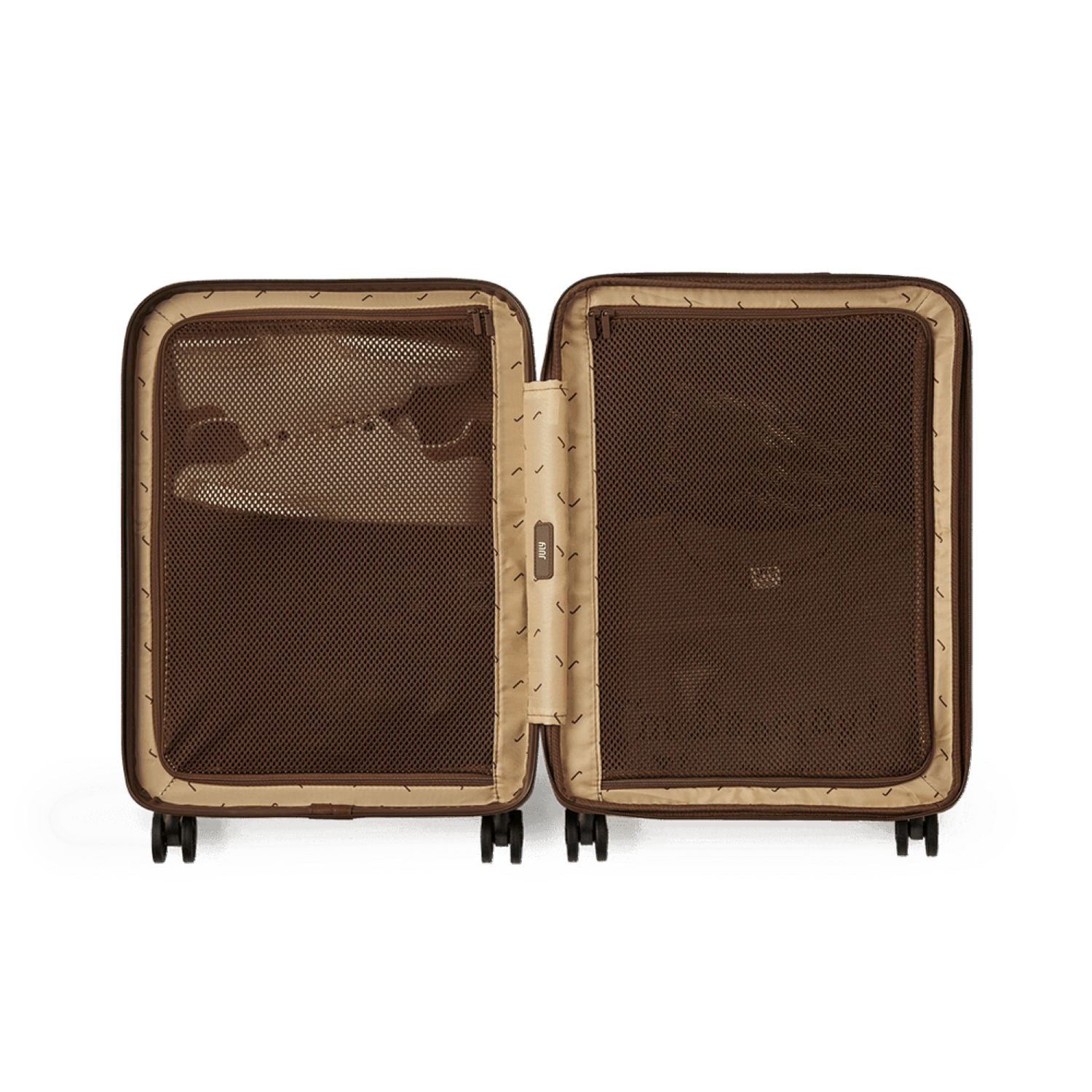 July Carry On Light Expandable Polycarbonate 21" Luggage - Dark Brown