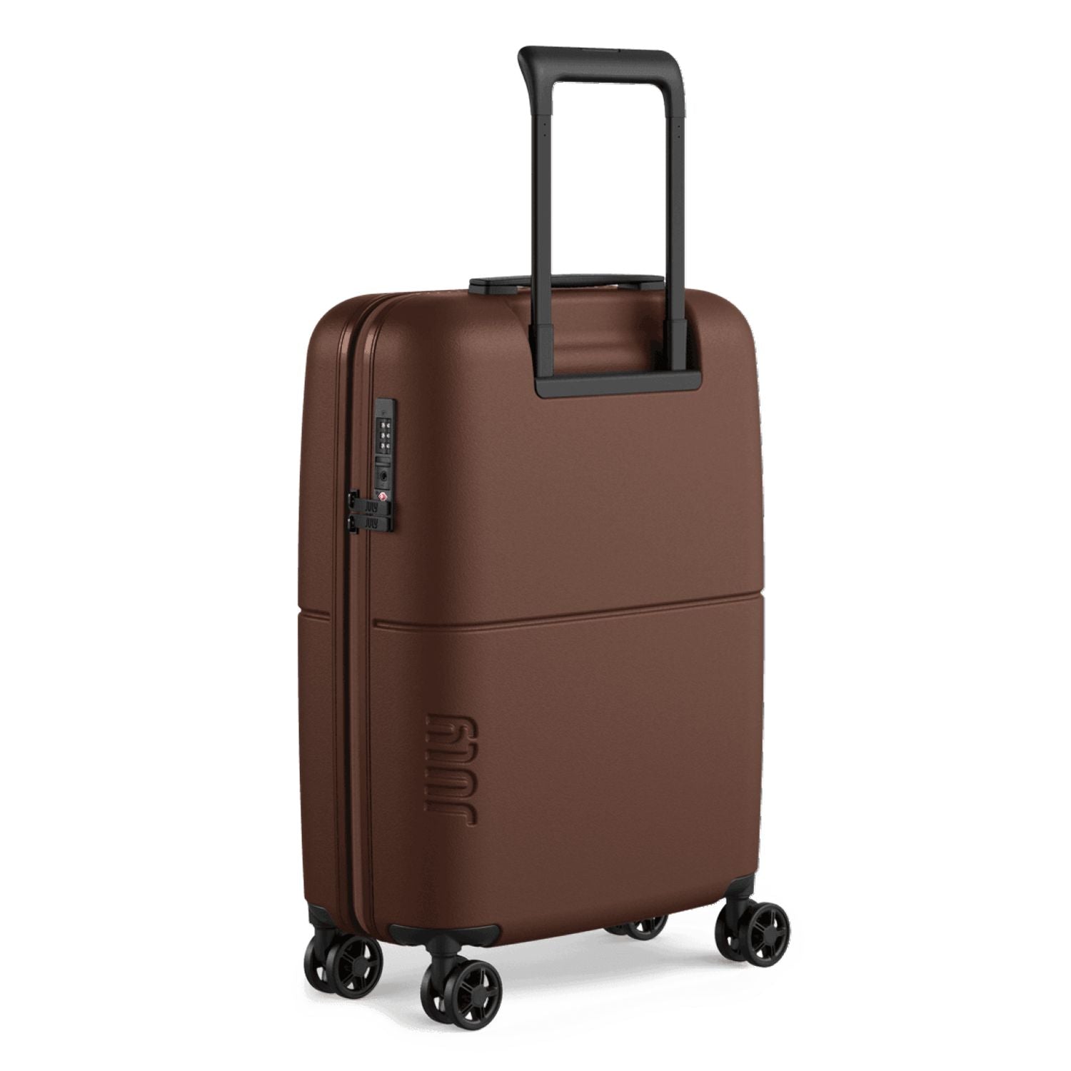 July Carry On Light Polycarbonate 21" Luggage - Dark Brown
