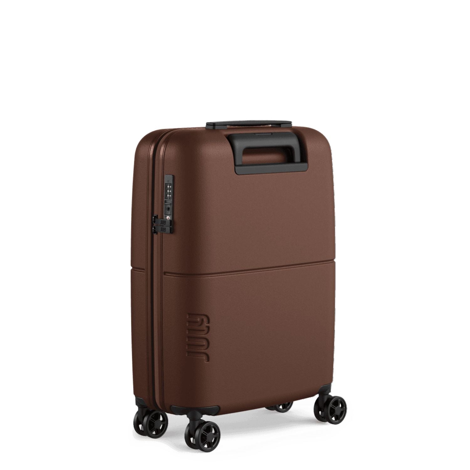July Carry On Light Polycarbonate 21" Luggage - Dark Brown