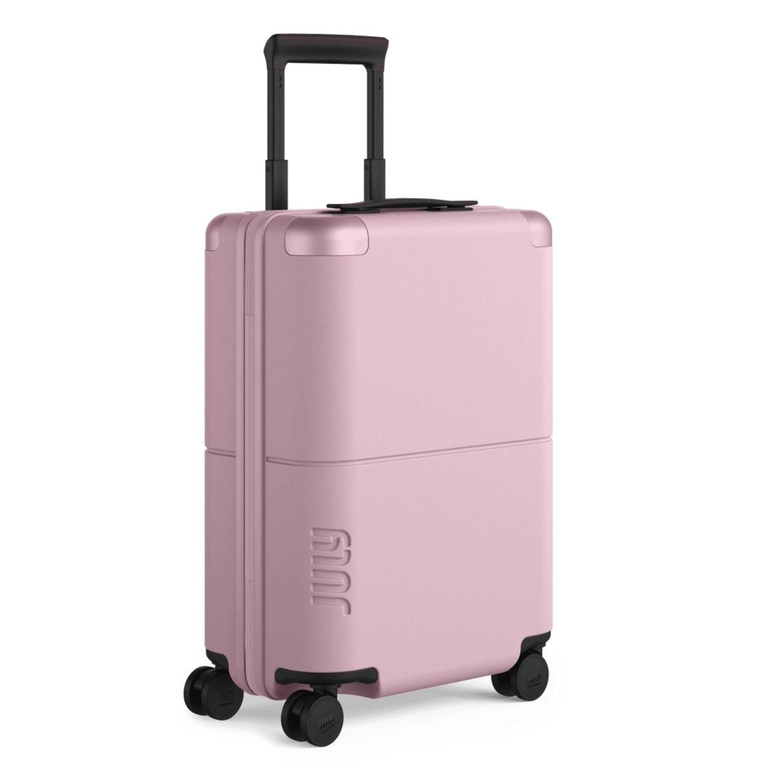 July Carry On Original Polycarbonate 21" Luggage With Power Bank & Usb/Usb-C Cable - Blush Pink