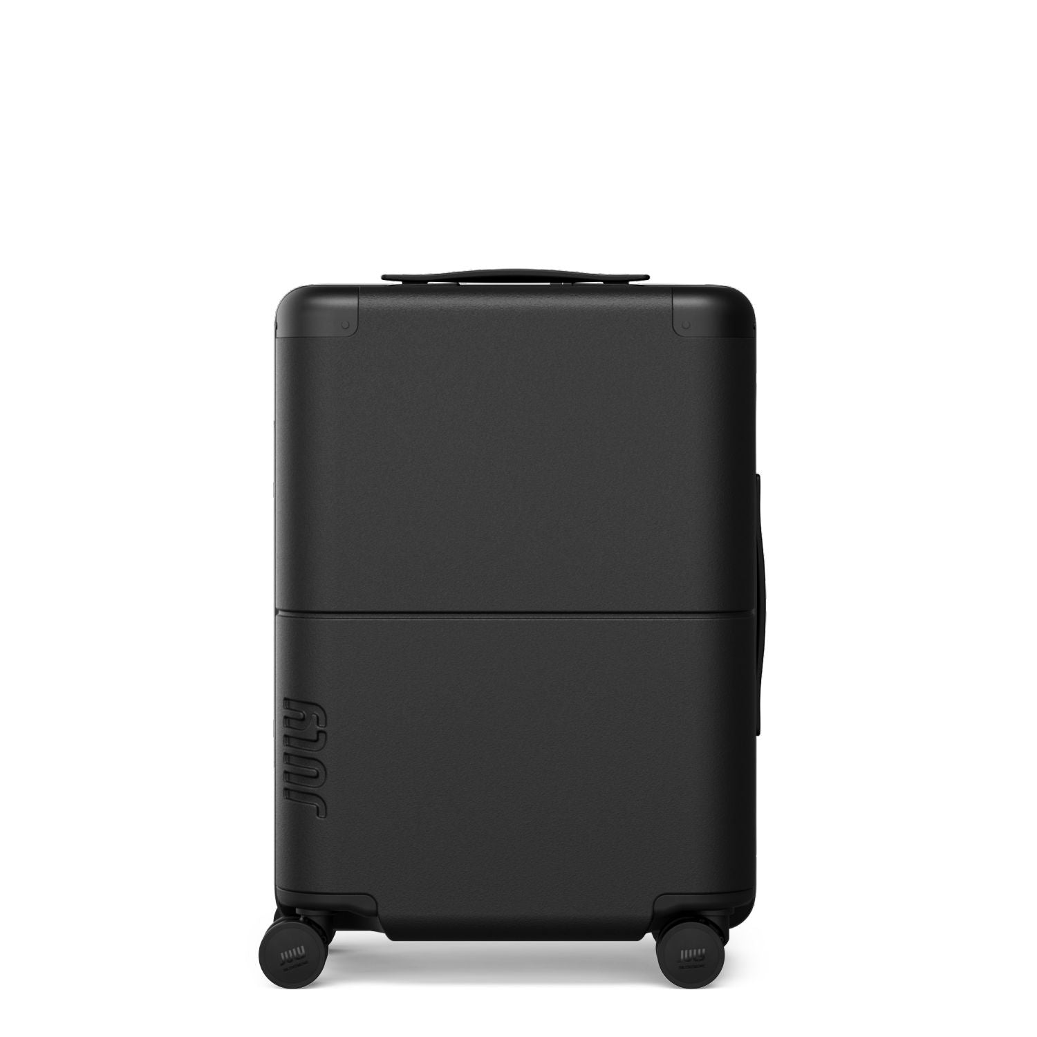 July Carry On Original Polycarbonate 21" Luggage With Power Bank & Usb/Usb-C Cable - Black
