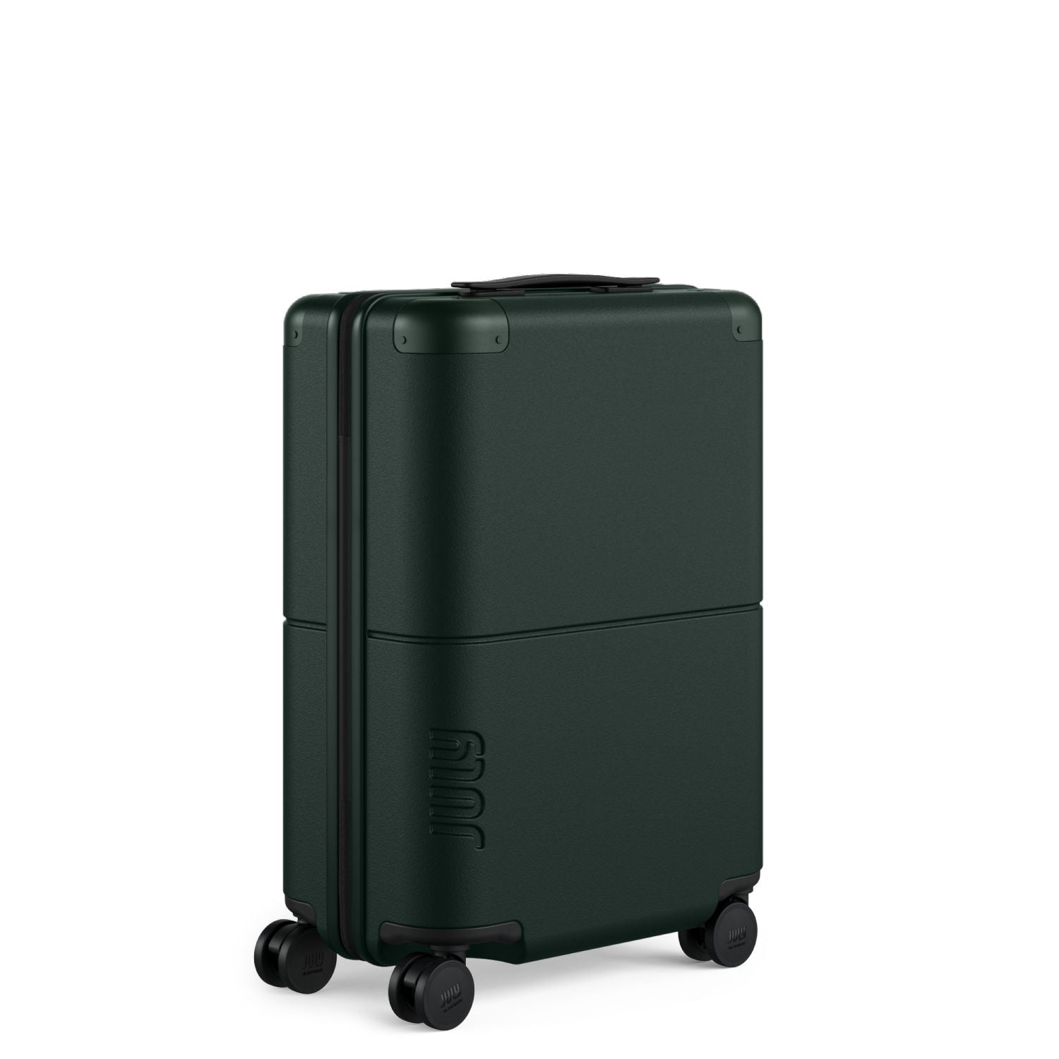 July Carry On Original Polycarbonate 21" Luggage With Power Bank & Usb/Usb-C Cable - Forest