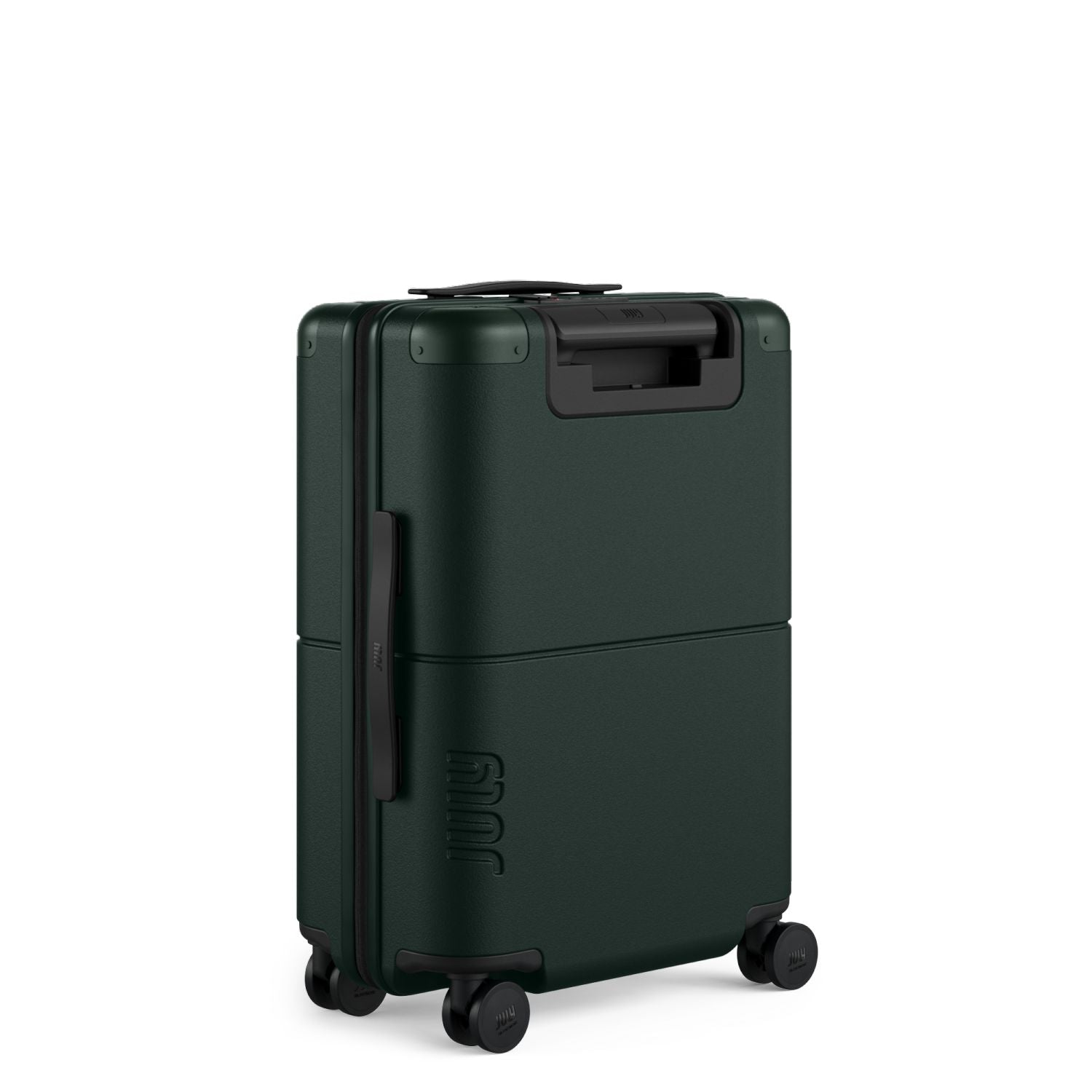 July Carry On Original Polycarbonate 21" Luggage With Power Bank & Usb/Usb-C Cable - Forest