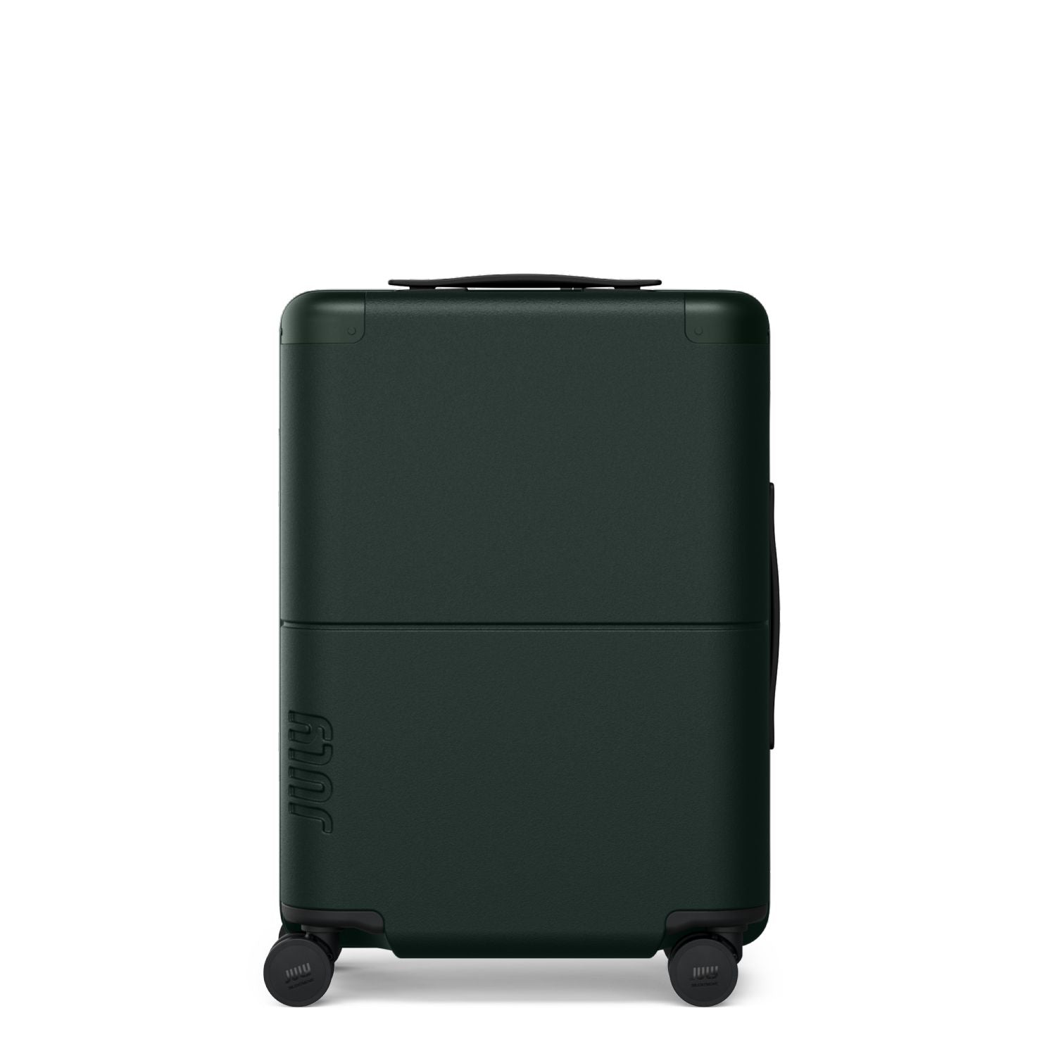 July Carry On Original Polycarbonate 21" Luggage With Power Bank & Usb/Usb-C Cable - Forest