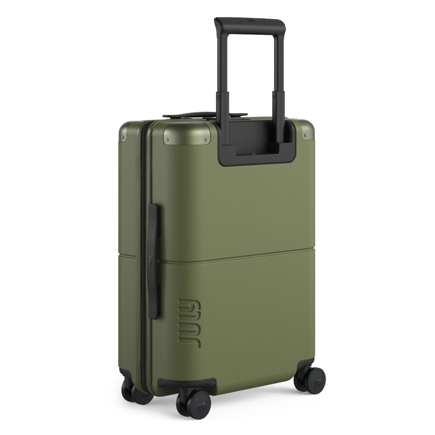 July Carry On Original Polycarbonate 21" Luggage With Power Bank & Usb/Usb-C Cable - Moss