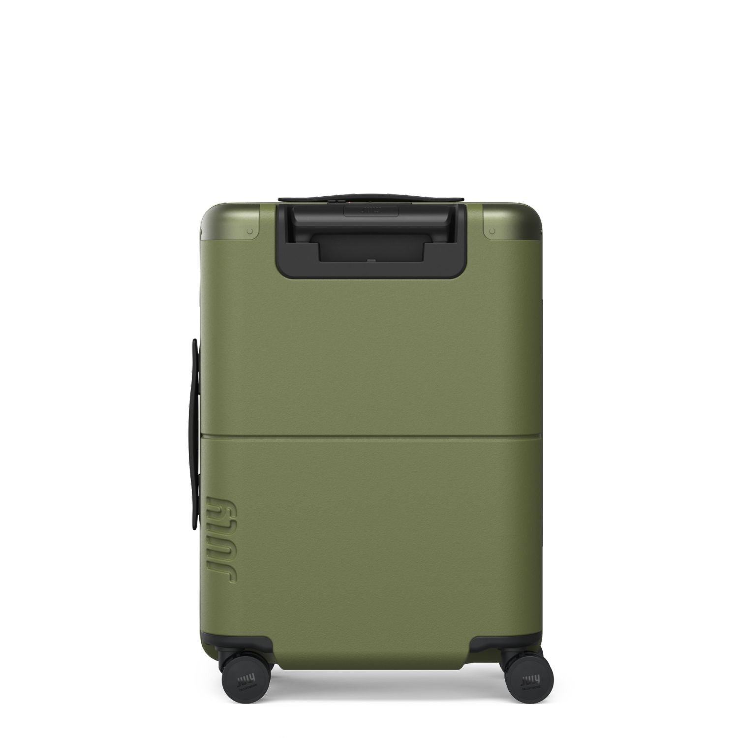 July Carry On Original Polycarbonate 21" Luggage With Power Bank & Usb/Usb-C Cable - Moss