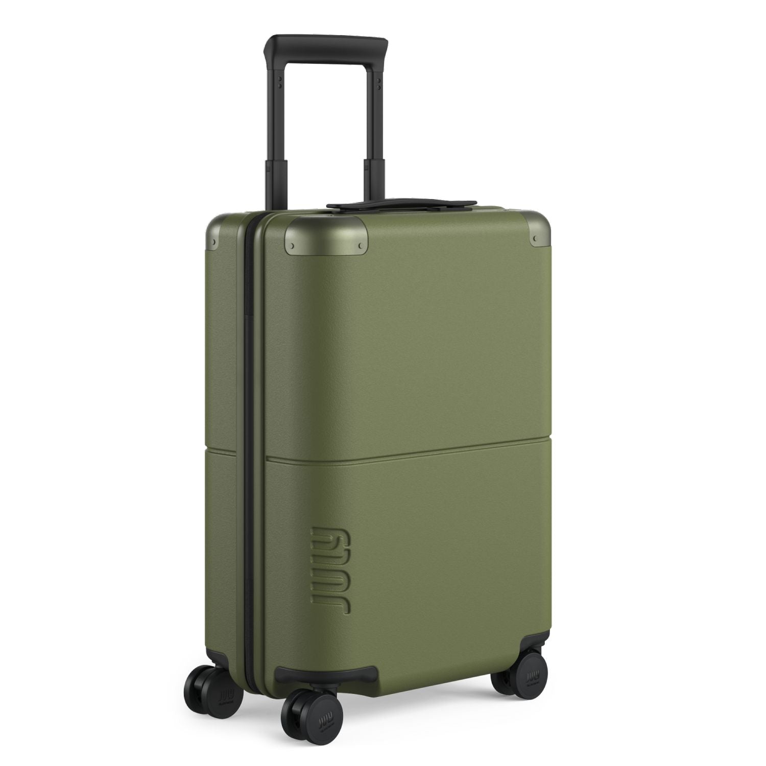July Carry On Original Polycarbonate 21" Luggage With Power Bank & Usb/Usb-C Cable - Moss