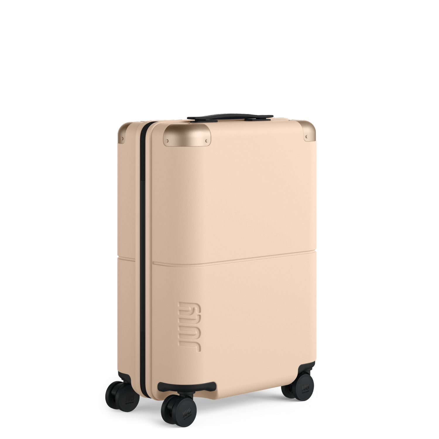July Carry On Original Polycarbonate 21" Luggage With Power Bank & Usb/Usb-C Cable - Sand