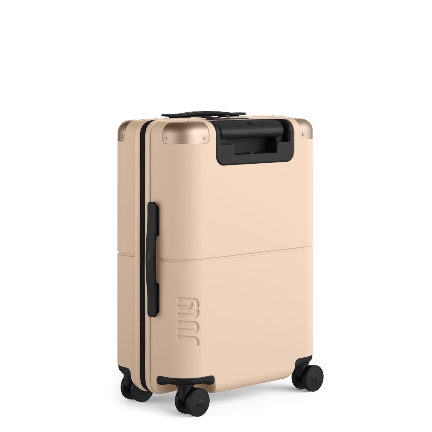 July Carry On Original Polycarbonate 21" Luggage With Power Bank & Usb/Usb-C Cable - Sand