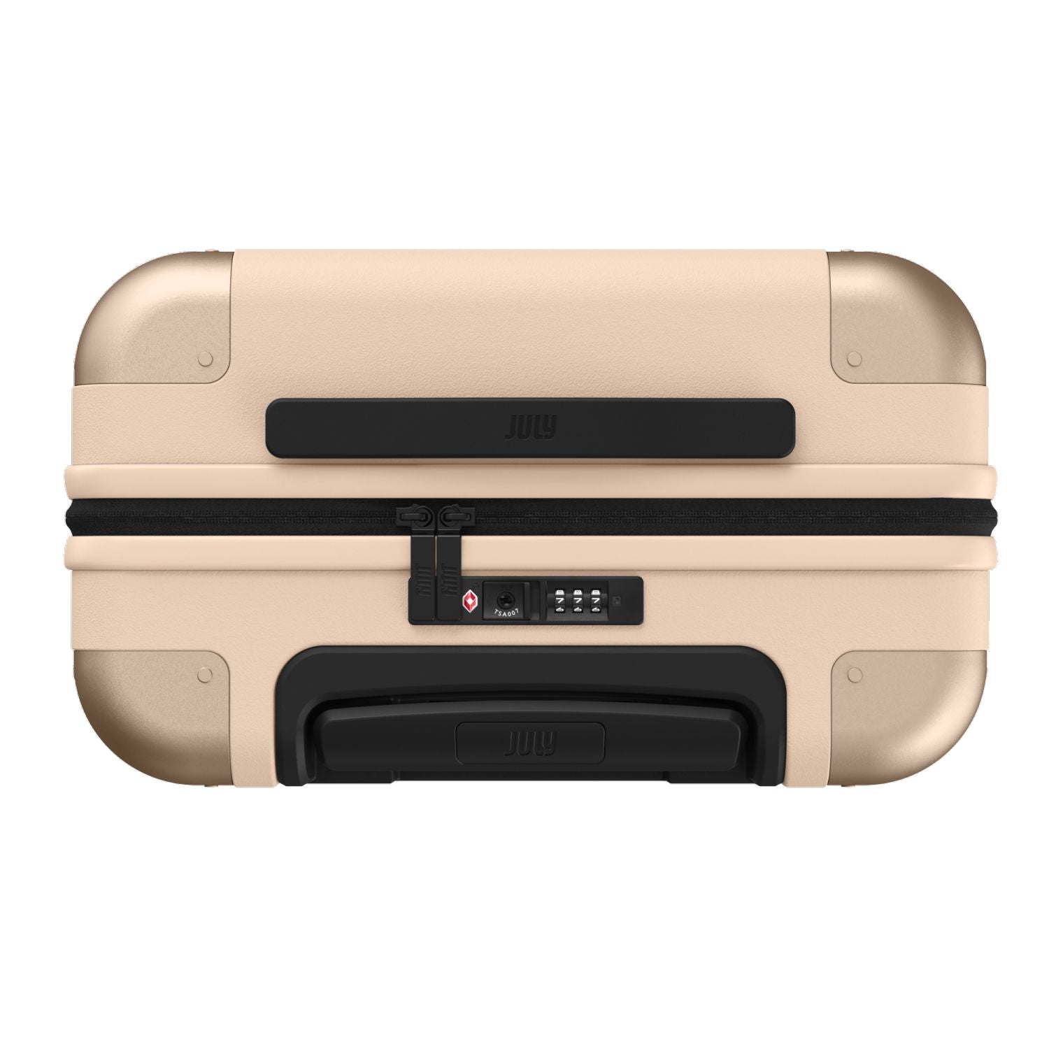 July Carry On Original Polycarbonate 21" Luggage With Power Bank & Usb/Usb-C Cable - Sand