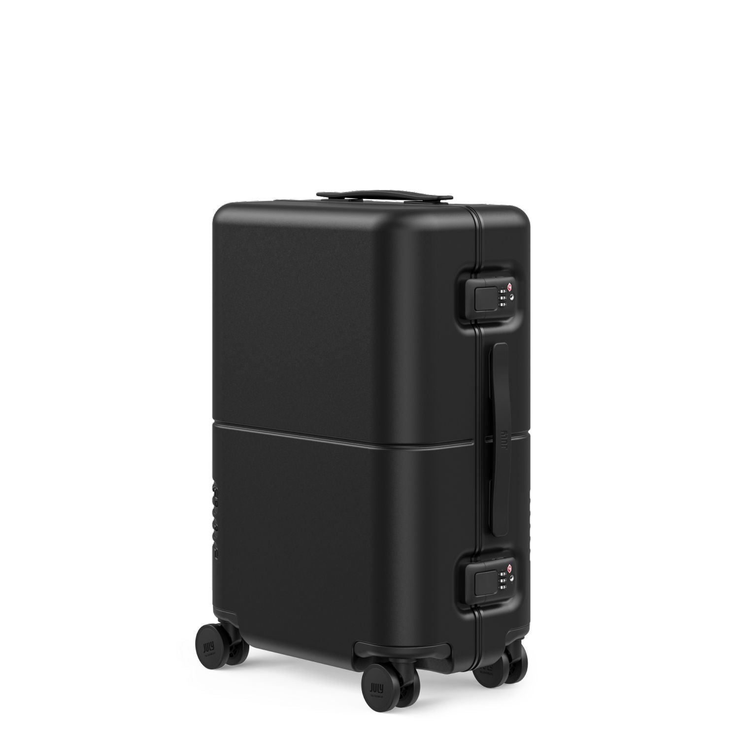 July Carry On Trunk Polycarbonate 21" Luggage With Fast Charge Usb-C Cable - Matte Black