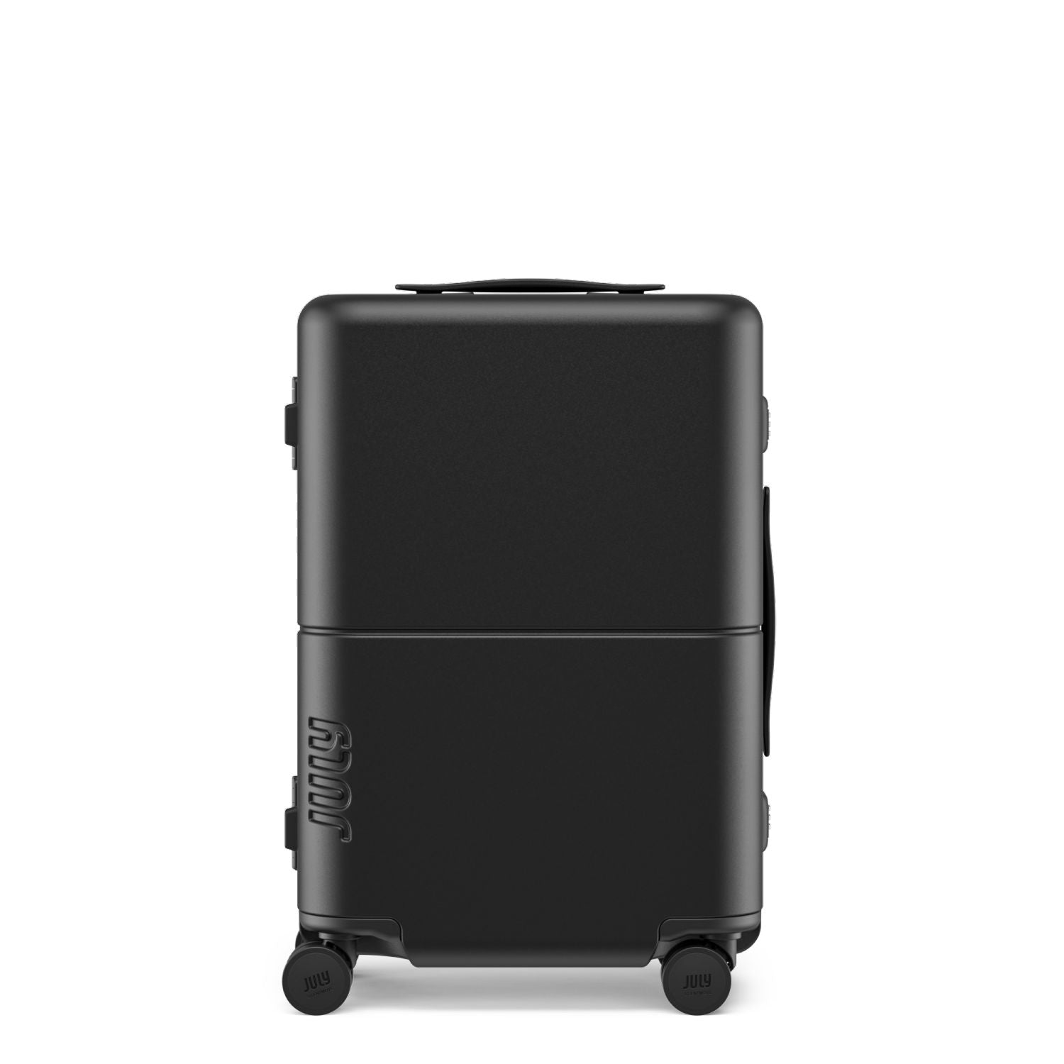 July Carry On Trunk Polycarbonate 21" Luggage With Fast Charge Usb-C Cable - Matte Black
