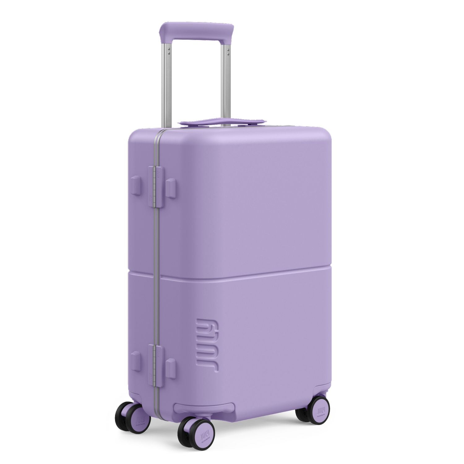 July Carry On Trunk Polycarbonate 21" Luggage With Fast Charge USB-C Cable - Lilac