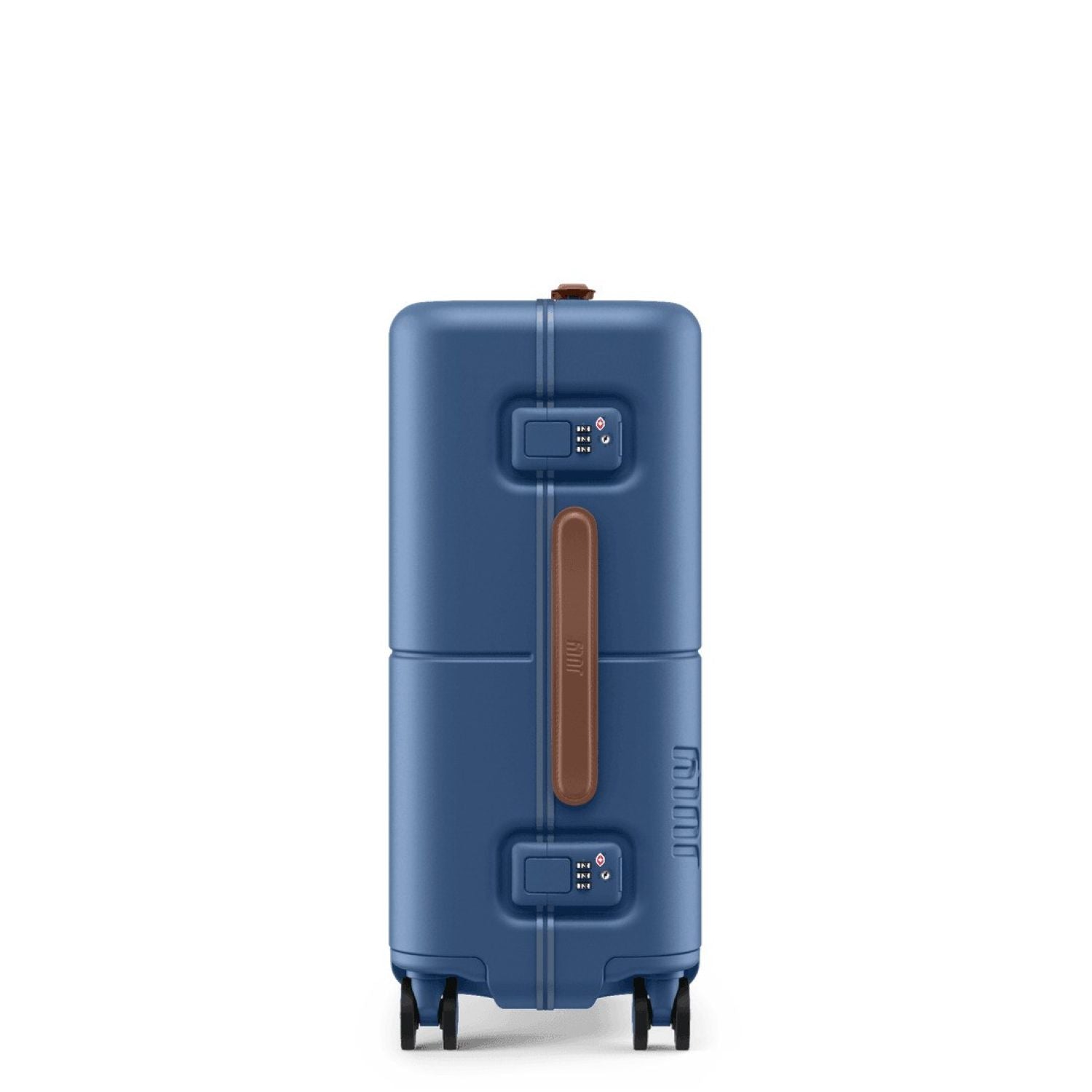 July Carry On Trunk Polycarbonate 21" Luggage With Fast Charge Usb-C Cable - French Blue