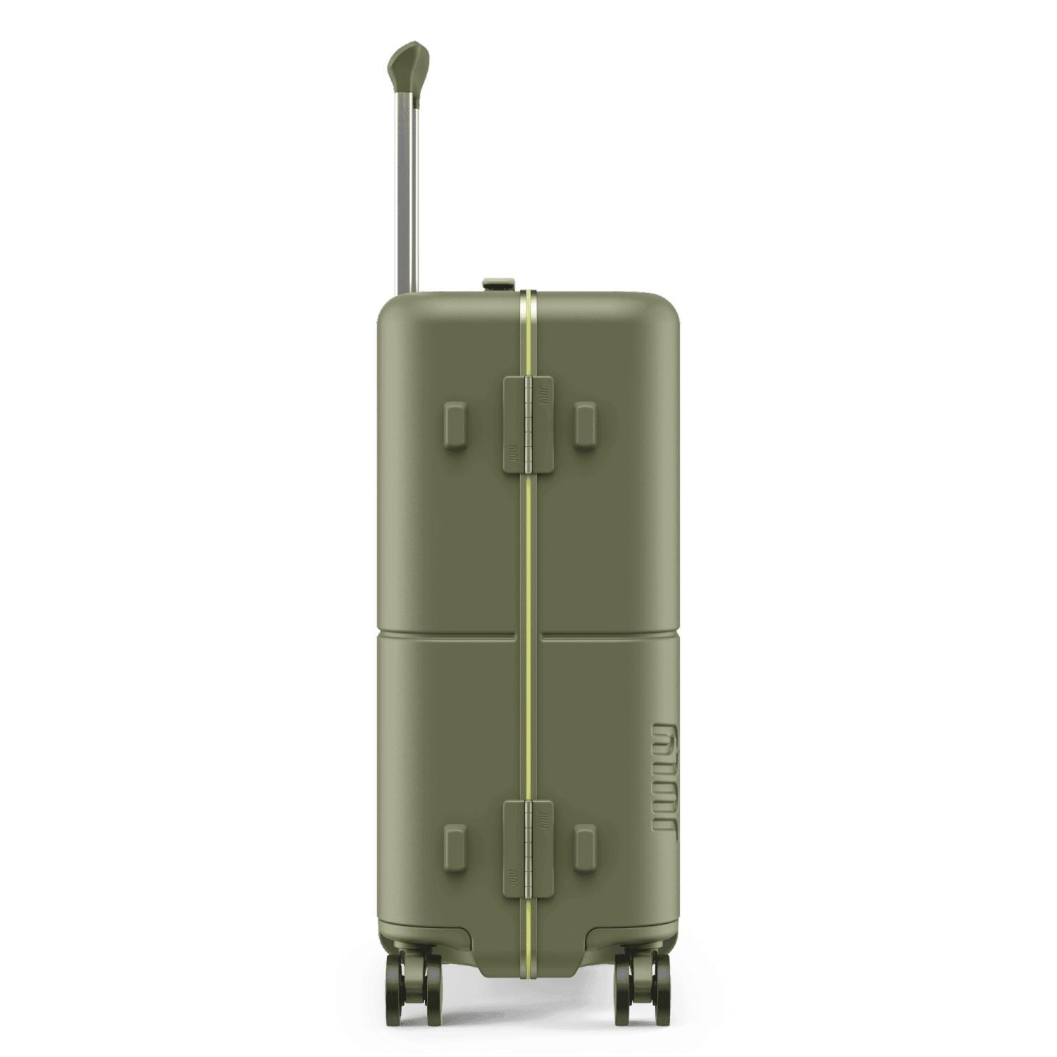 July Carry On Trunk Polycarbonate 21" Luggage With Fast Charge Usb-C Cable - Moss