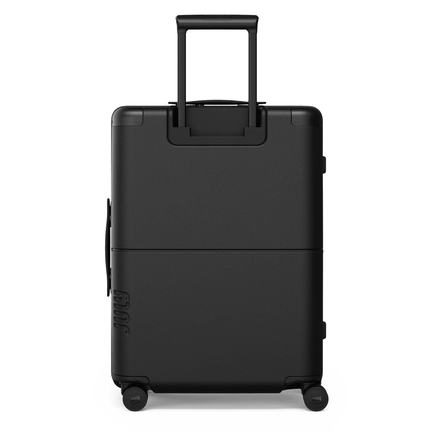 July Checked Expandable Polycarbonate 26" Luggage - Charcoal