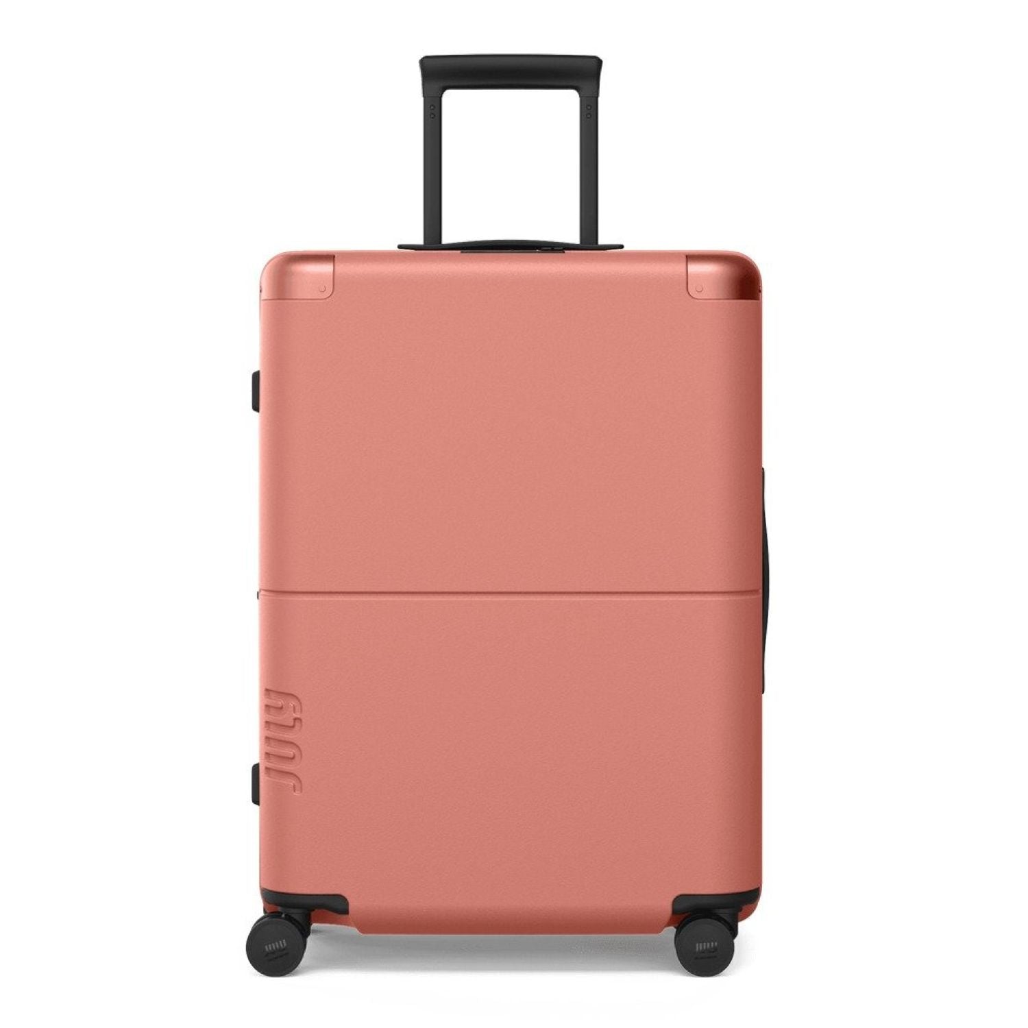 July Checked Expandable Polycarbonate 26" Luggage - Clay