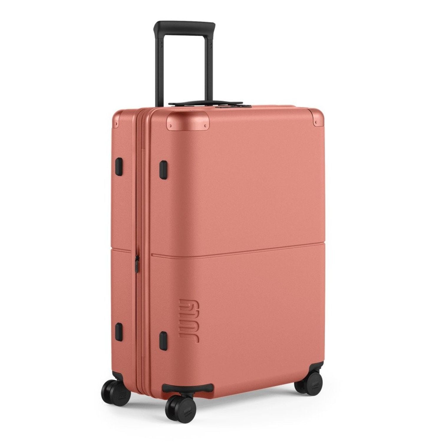 July Checked Expandable Polycarbonate 26" Luggage - Clay
