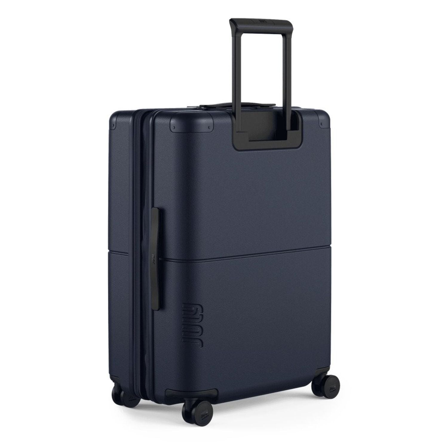 July Checked Expandable Polycarbonate 26" Luggage - Navy