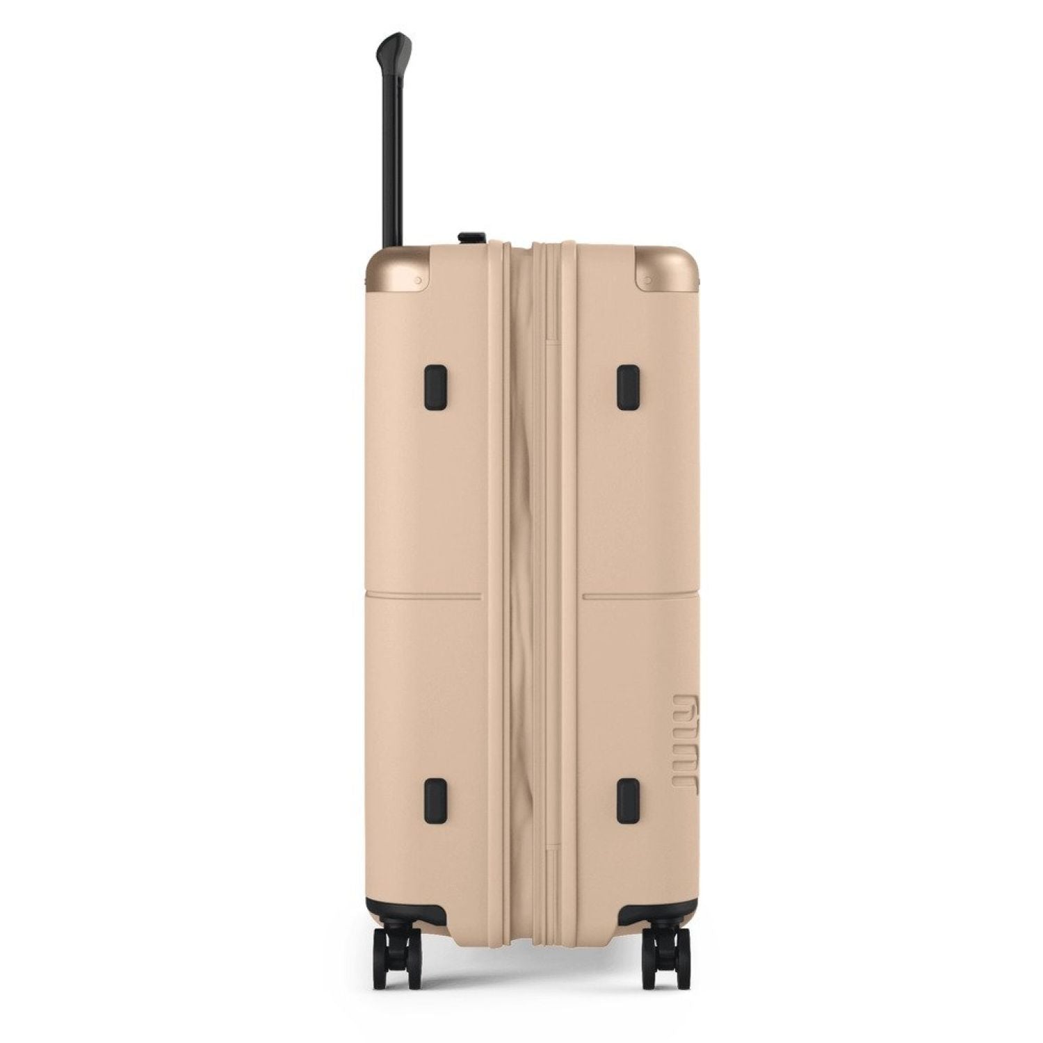July Checked Expandable Polycarbonate 26" Luggage - Sand