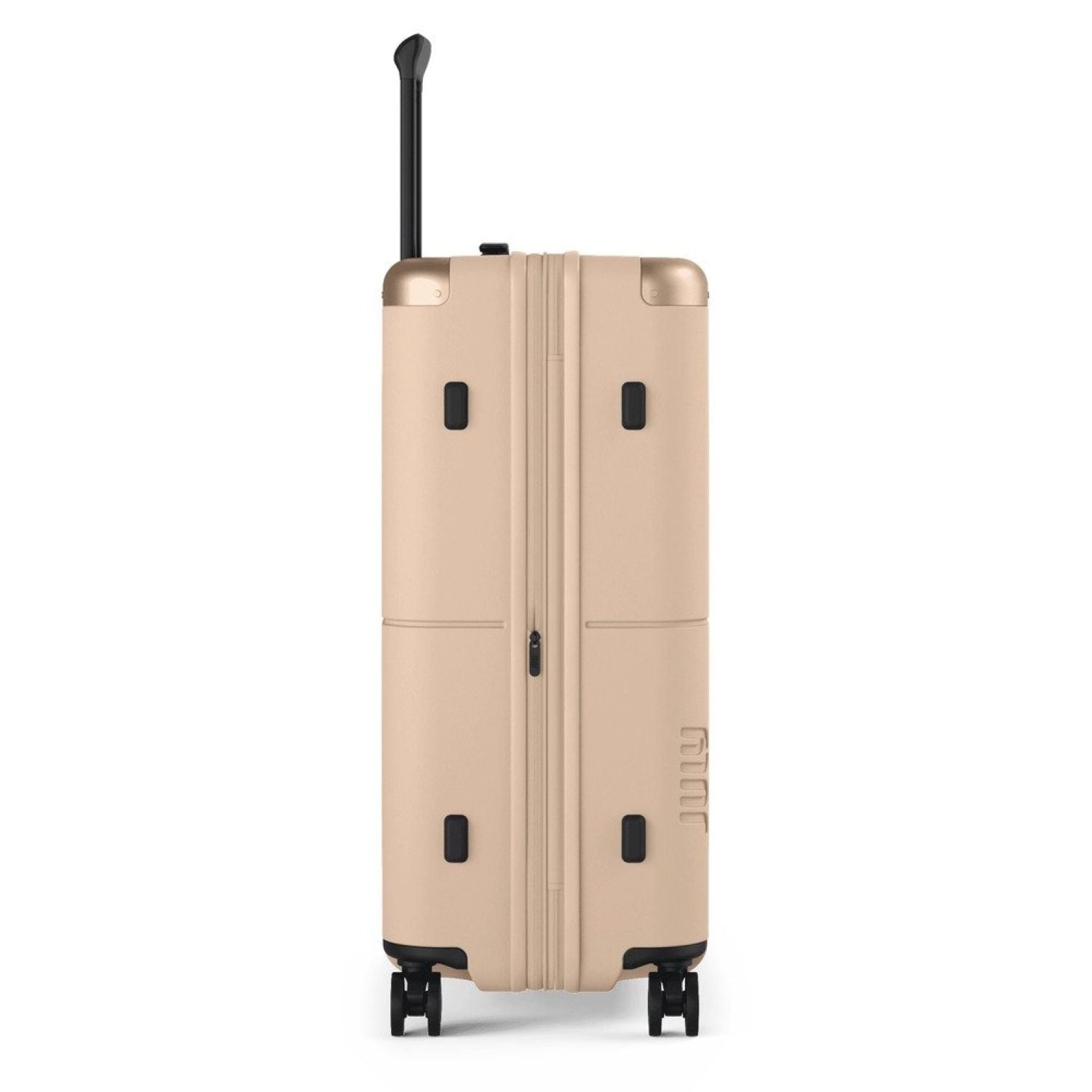 July Checked Expandable Polycarbonate 26" Luggage - Sand
