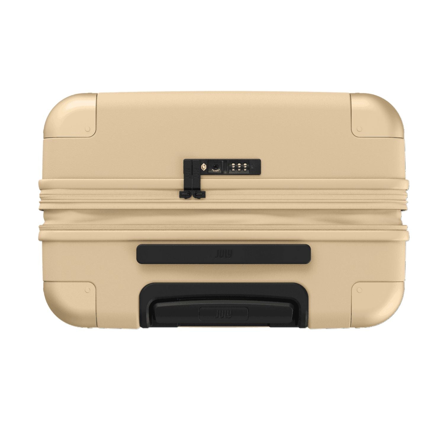 July Checked Expandable Polycarbonate 26" Luggage - Light Taupe