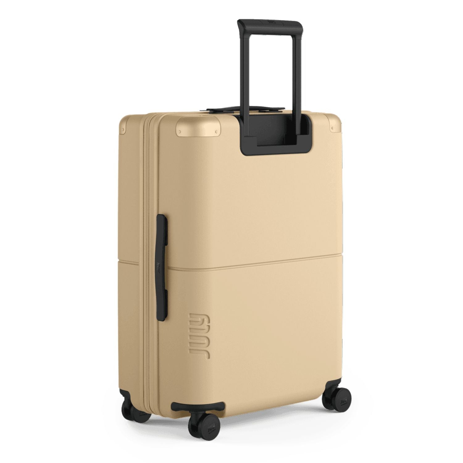 July Checked Expandable Polycarbonate 26" Luggage - Light Taupe