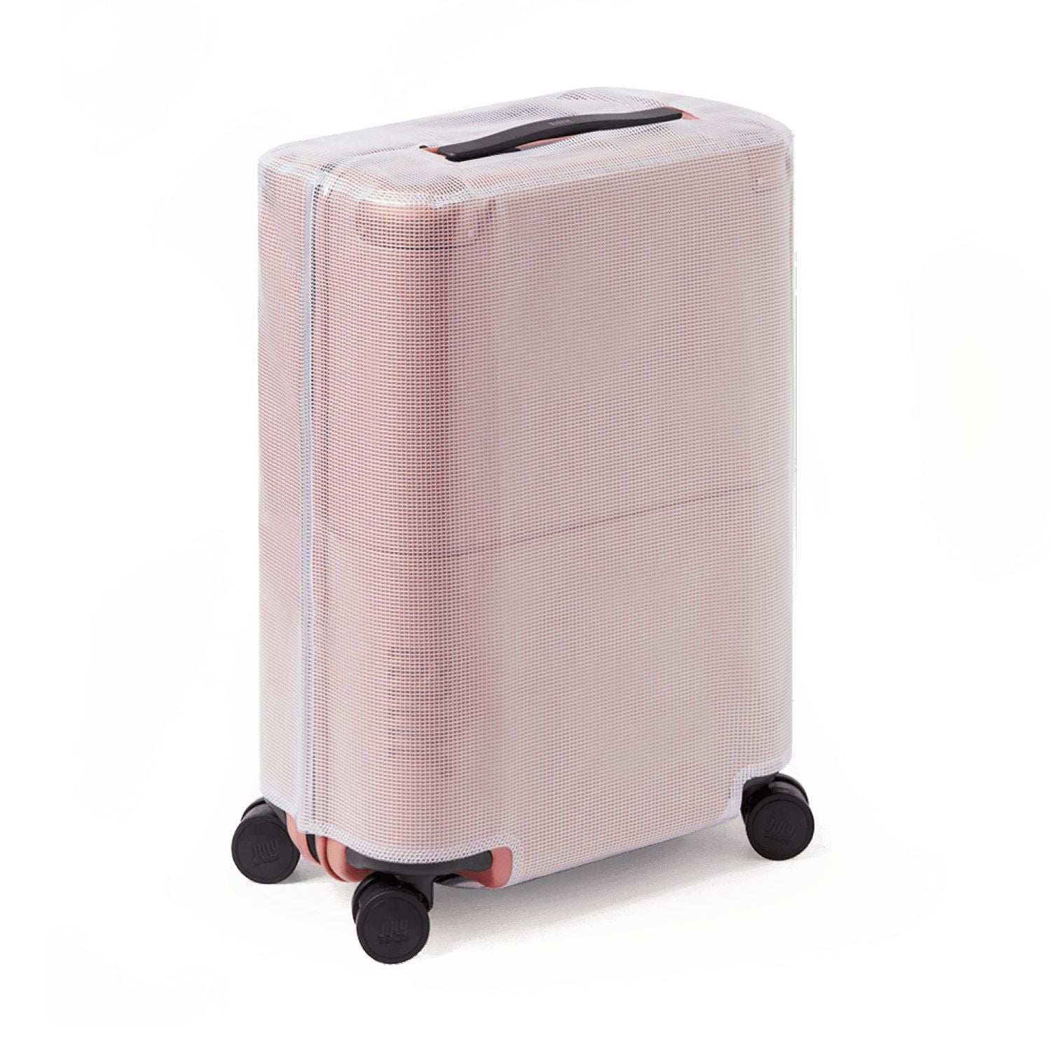 July Checked Luggage Cover - Transparent