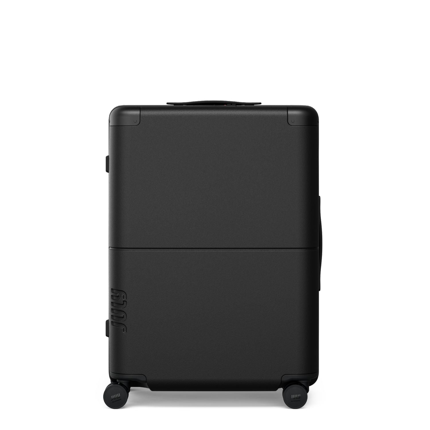 July Checked Polycarbonate 26" Luggage - Black