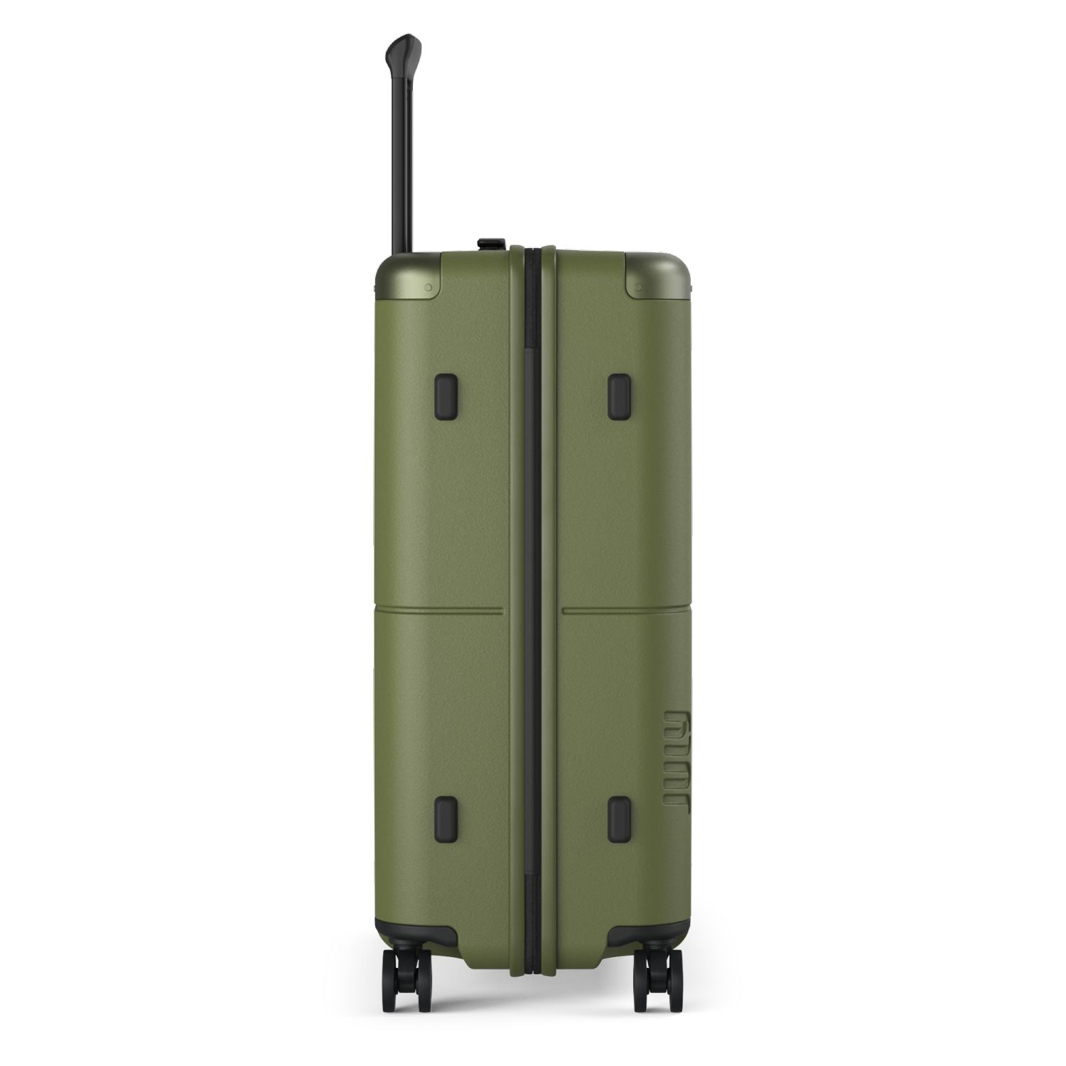 July Checked Polycarbonate 26" Luggage - Moss