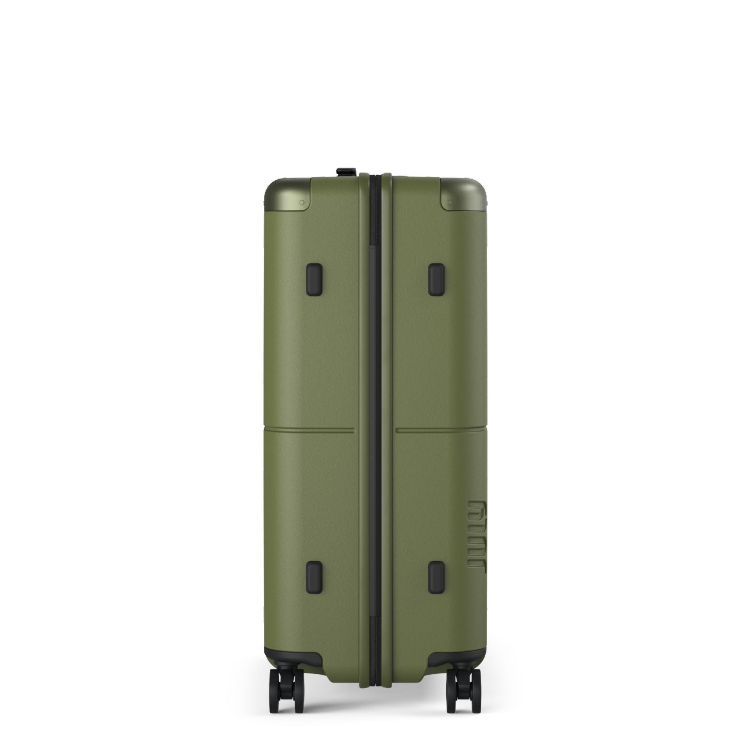 July Checked Polycarbonate 26" Luggage - Moss