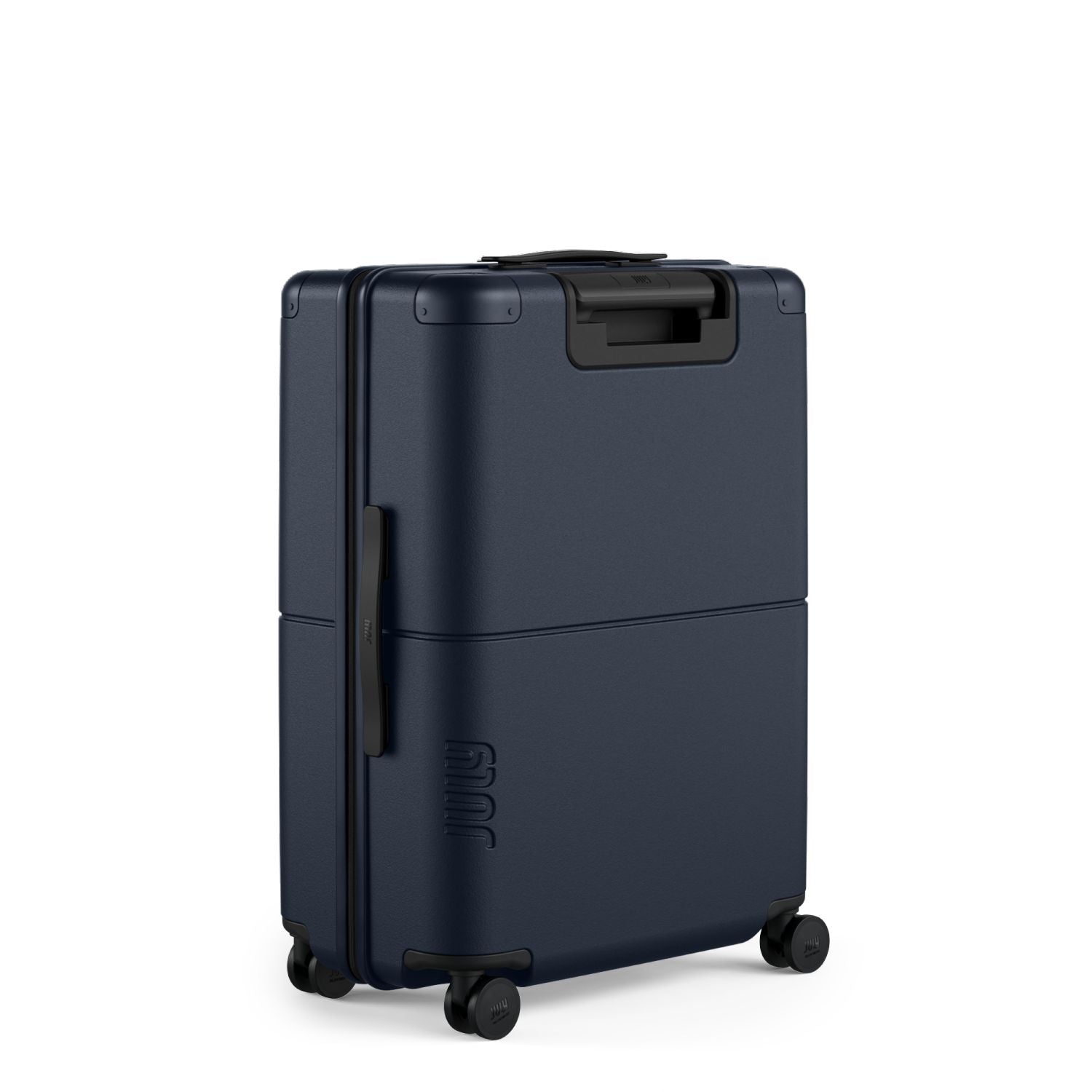 July Checked Polycarbonate 26" Luggage - Navy