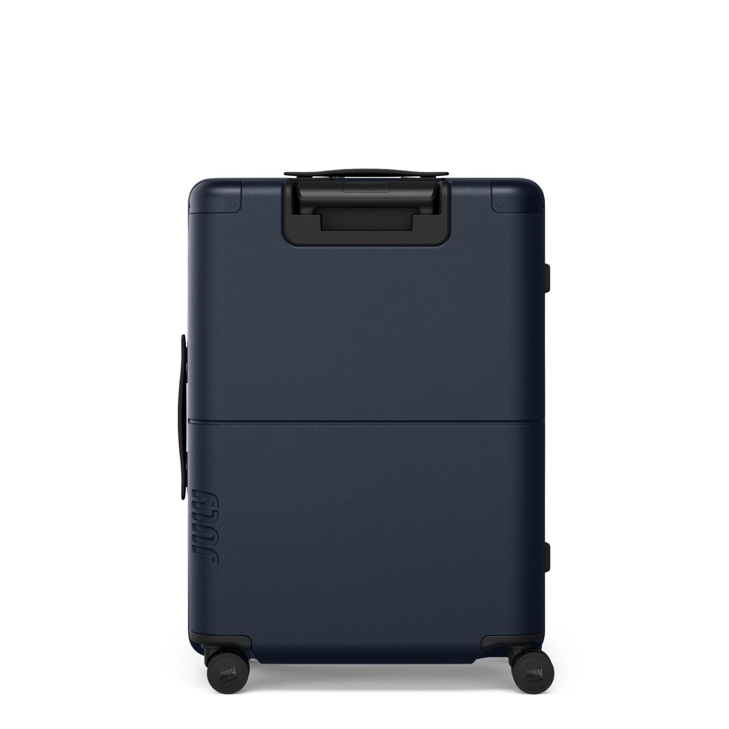 July Checked Polycarbonate 26" Luggage - Navy