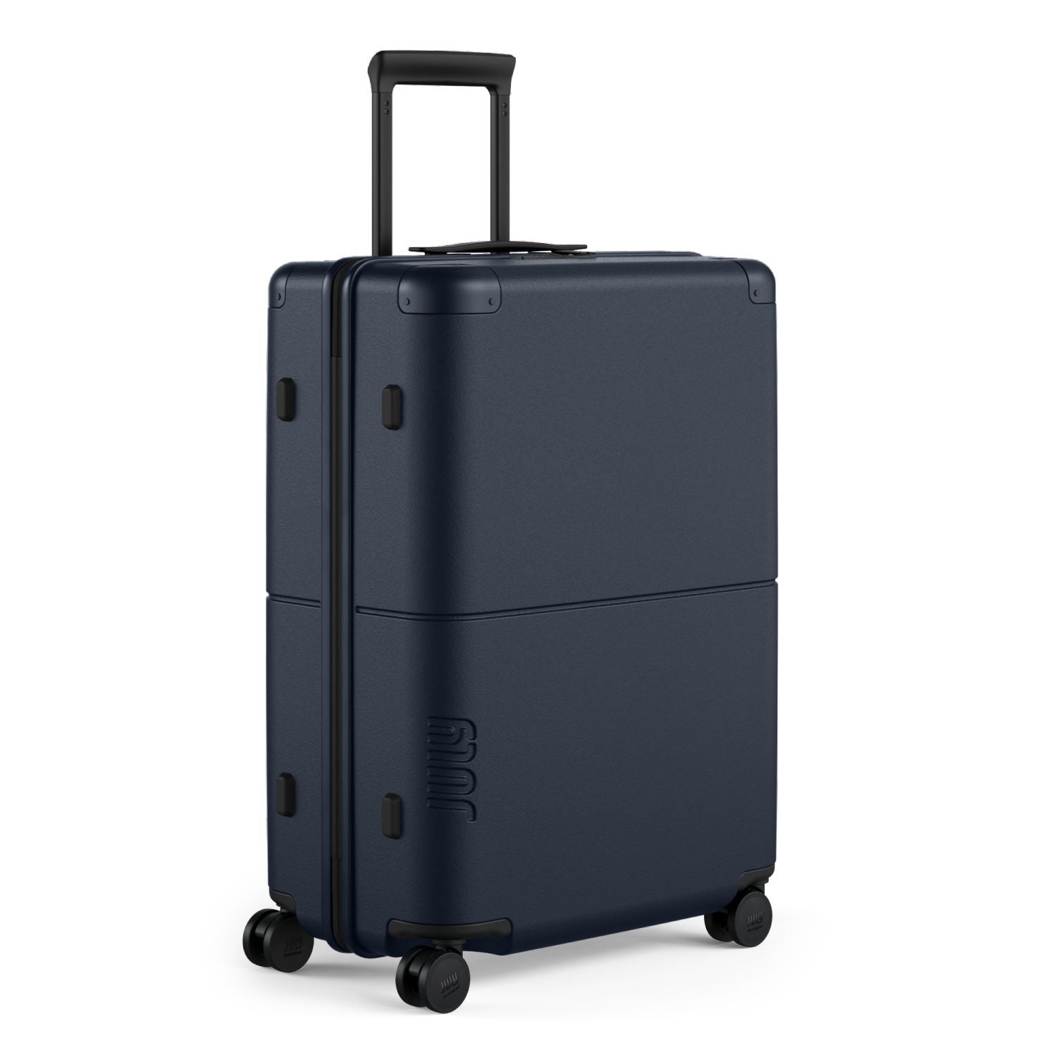 July Checked Polycarbonate 26" Luggage - Navy