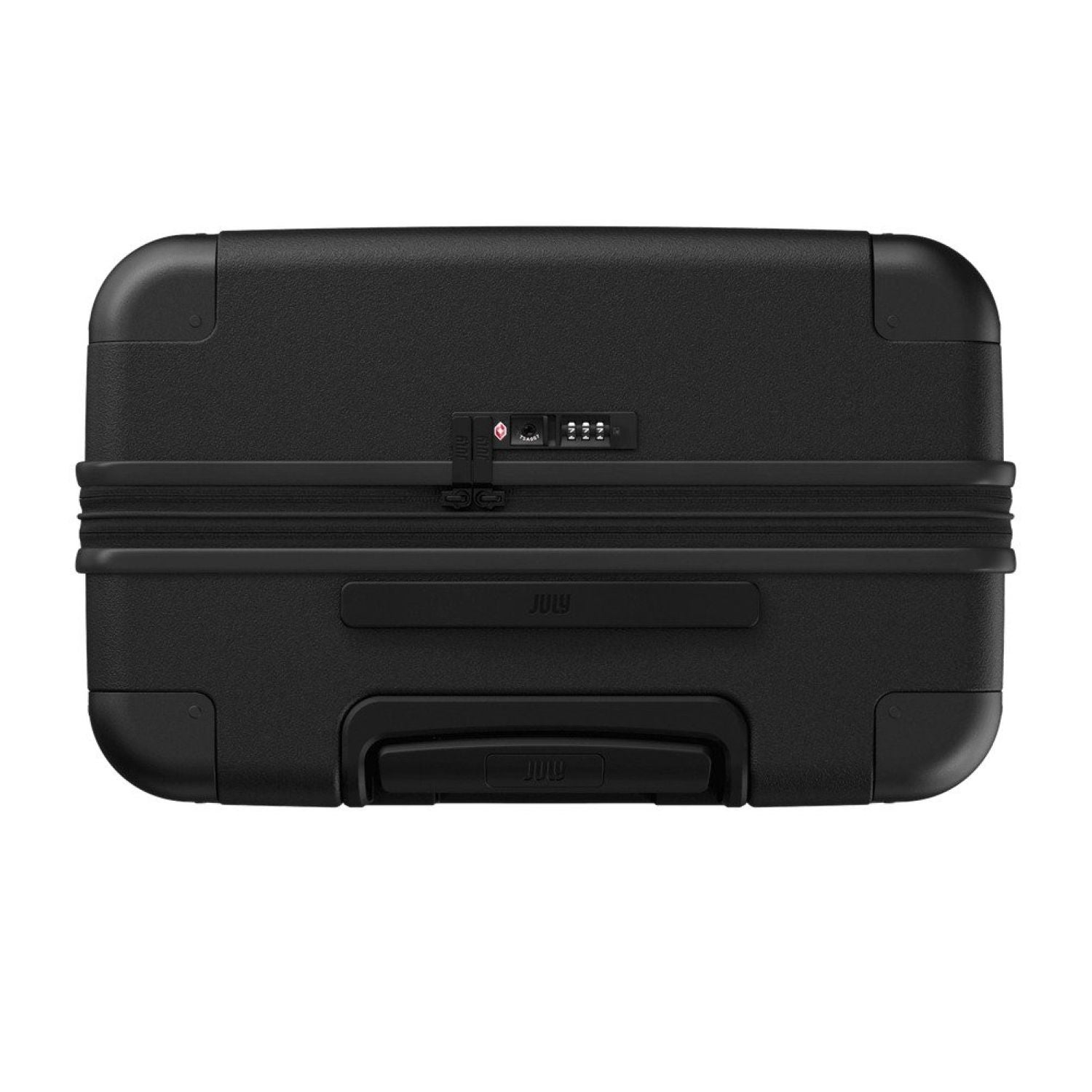 July Checked Plus Expandable Polycarbonate 28" Luggage - Charcoal
