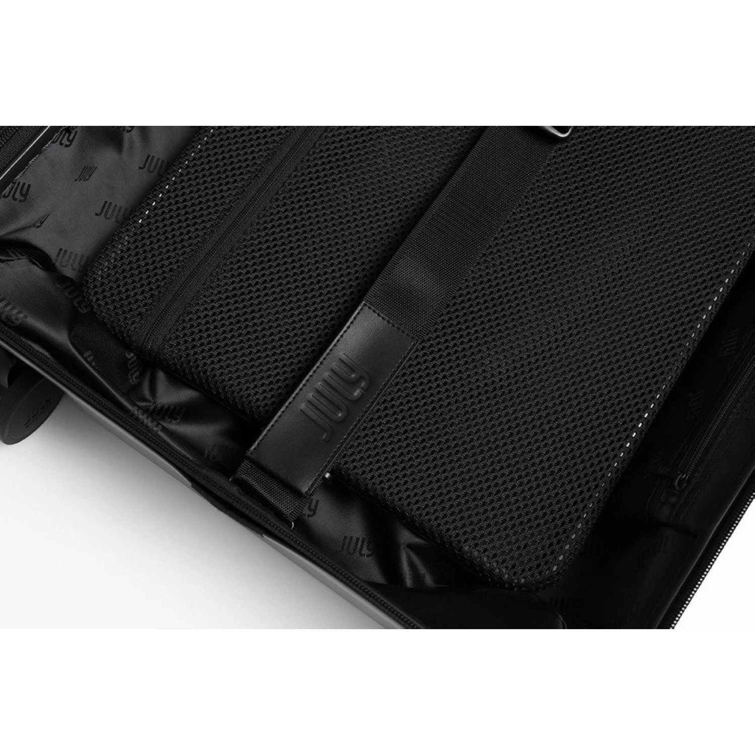 July Checked Plus Expandable Polycarbonate 28" Luggage - Charcoal