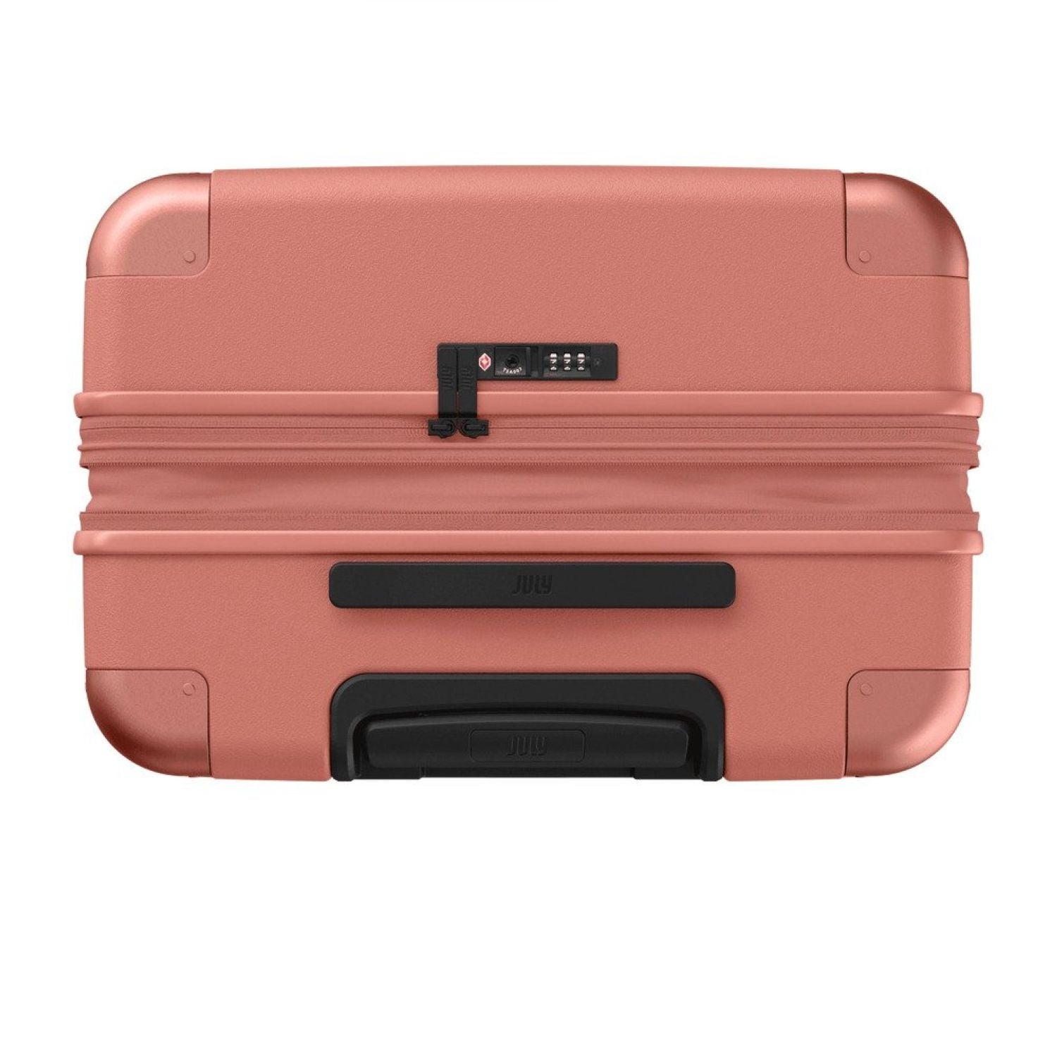 July Checked Plus Expandable Polycarbonate 28" Luggage - Clay