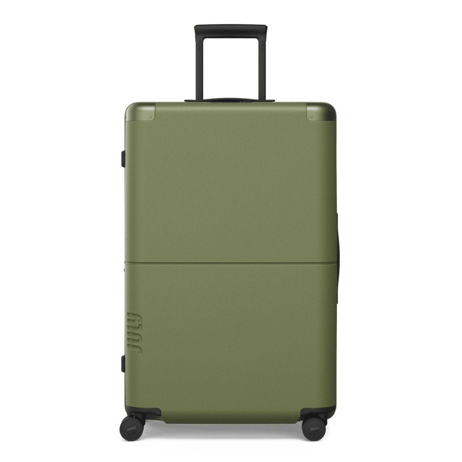 July Checked Plus Expandable Polycarbonate 28" Luggage - Olive