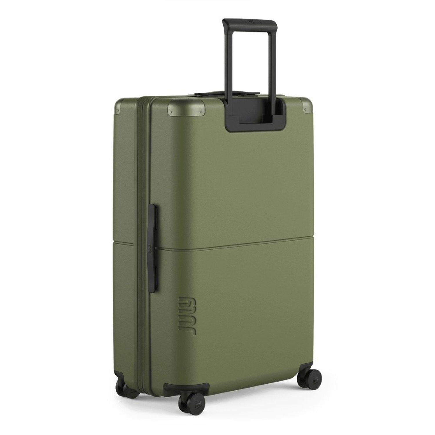 July Checked Plus Expandable Polycarbonate 28" Luggage - Olive