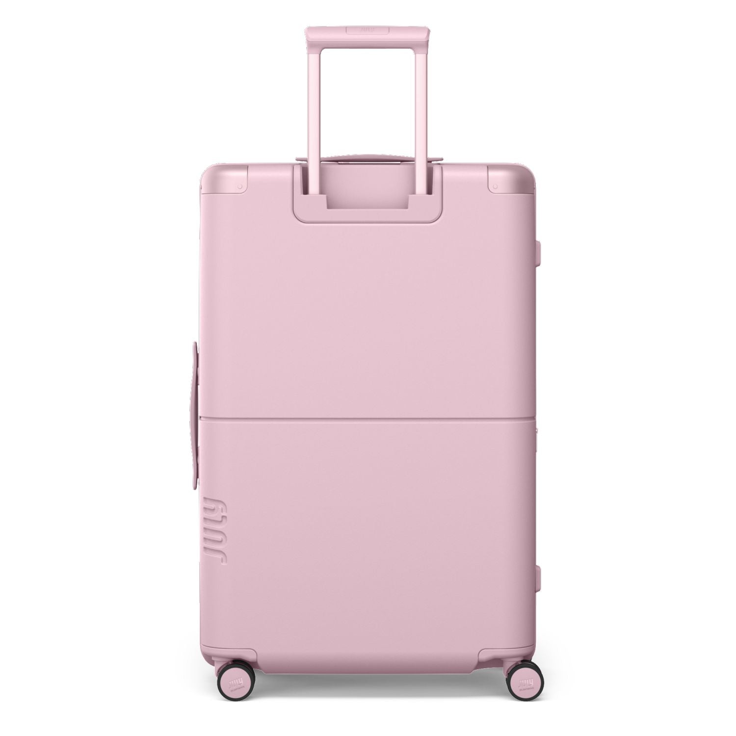 July Checked Plus Expandable Polycarbonate 28" Luggage - Blush Pink