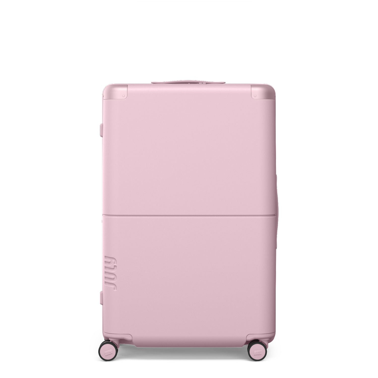 July Checked Plus Expandable Polycarbonate 28" Luggage - Blush Pink